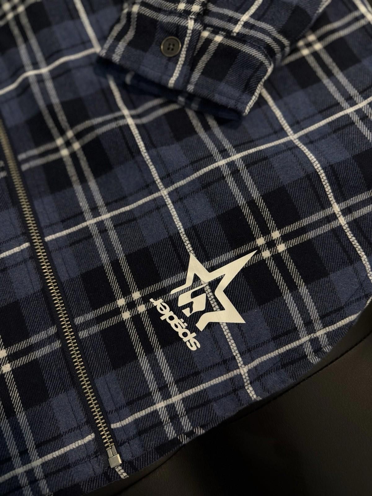 Sp5der Size Large- Sp5der Worldwide 5 Blue/Black Flannel Size US L / EU 52-54 / 3 - 4 Thumbnail