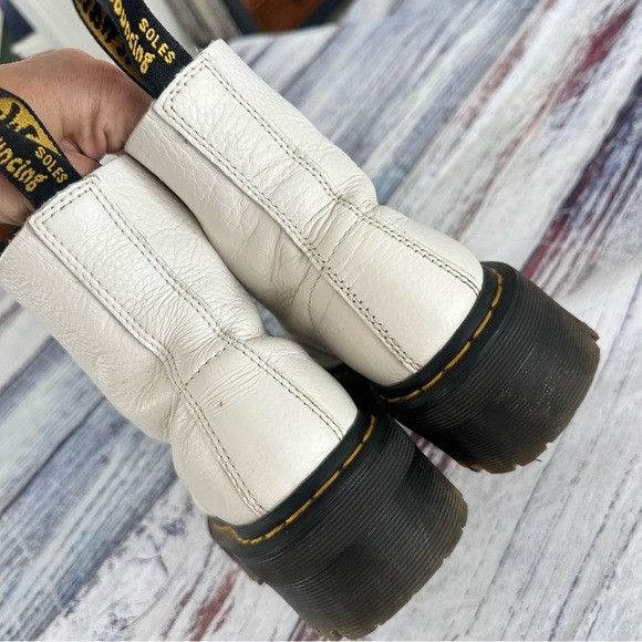 Dr. Martens Dr. Marten SINCLAIR Milled Nappa Leather Platform Boots Size US 8 / IT 38 - 6 Thumbnail