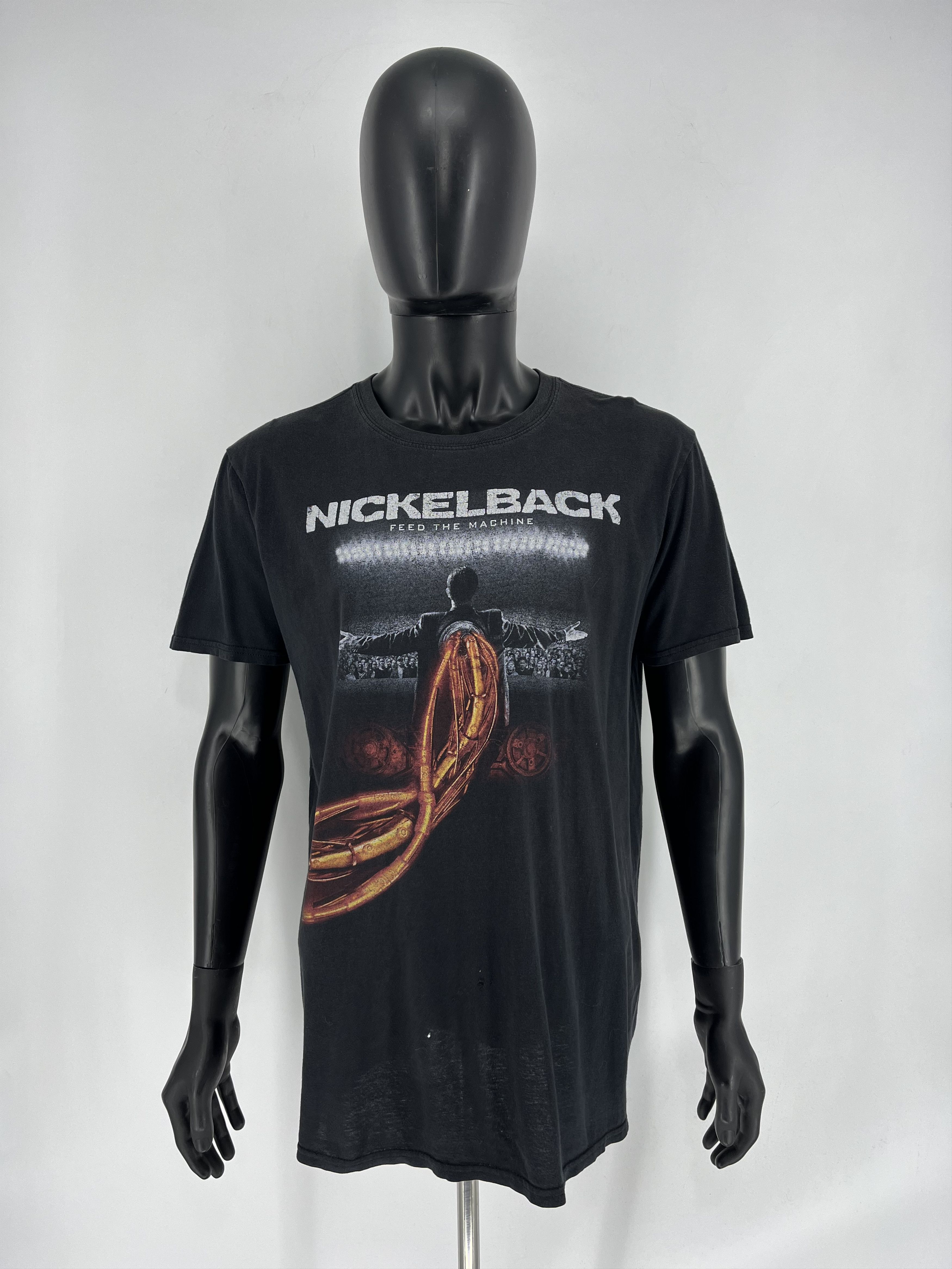 Band Tees × Vintage Nickelback Feed The Machine Tour T-Shirt 2018 Size L Size US L / EU 52-54 / 3 - 3 Thumbnail
