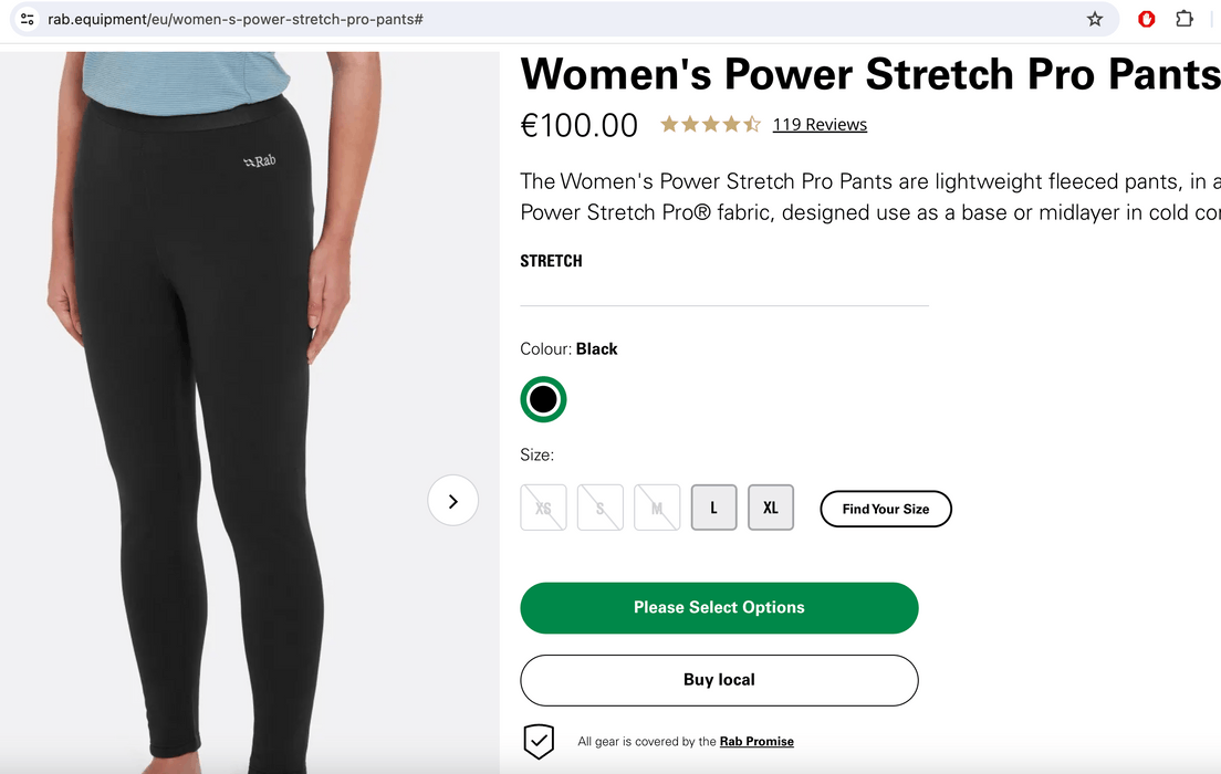 Women's Power Stretch Pro Pants