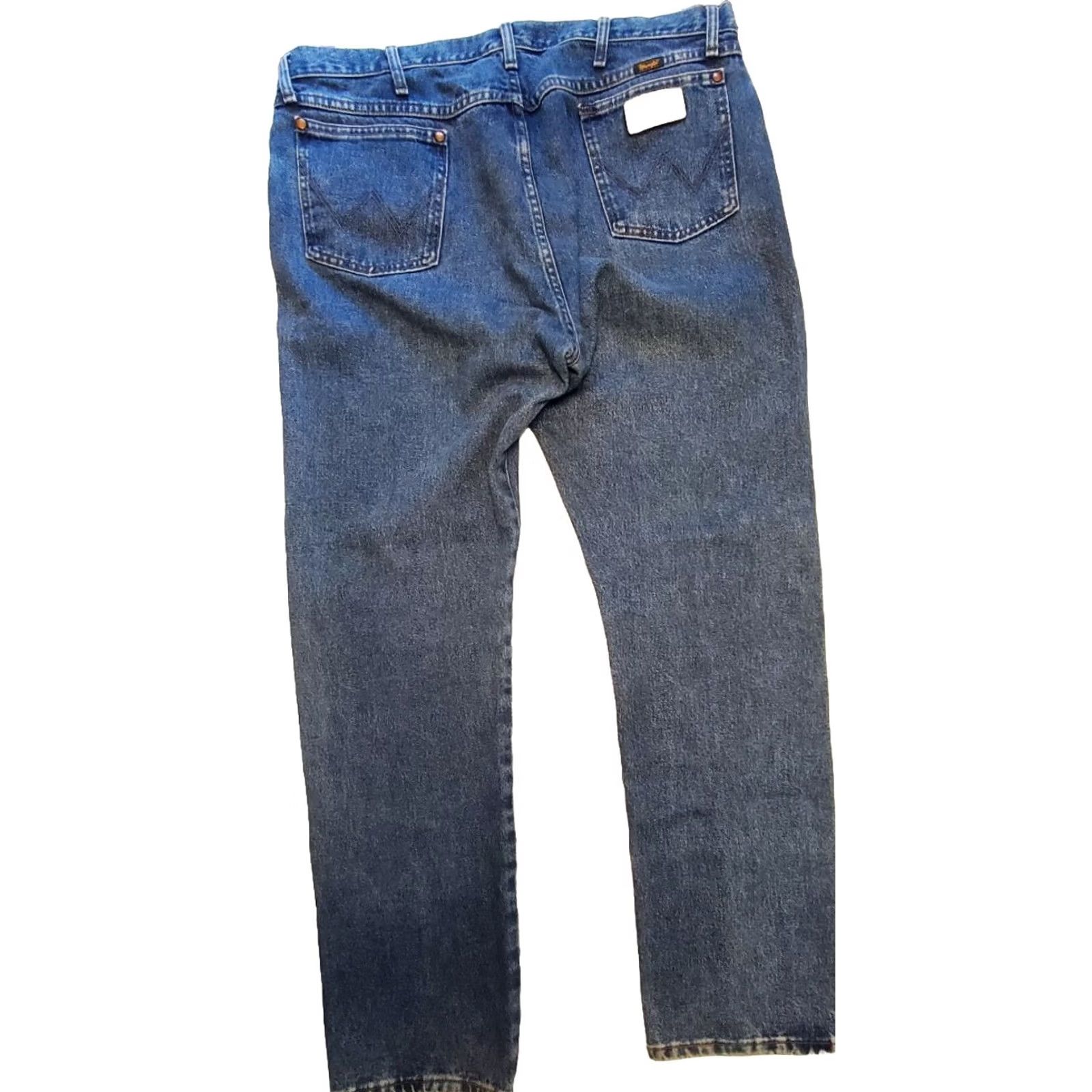 Wrangler VINTAGE Wrangler Jeans Mens 40x34 Western Cowboy Boot Cut 90s Blue Denim Size US 40 / EU 56 - 6 Thumbnail