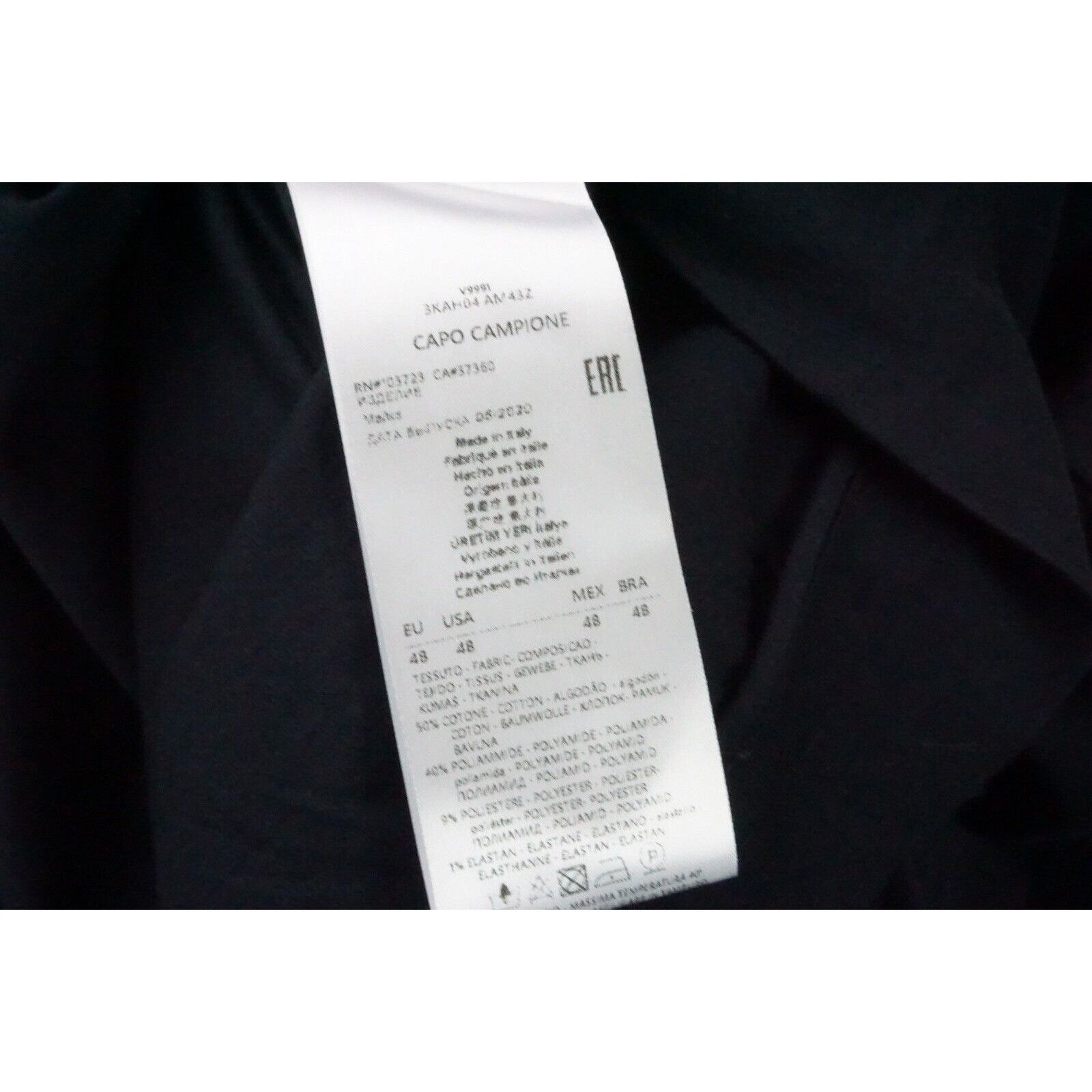Giorgio Armani Giorgio Armani Black Label Cotton Blend Pullover Shirt Sz 48 Size US M / EU 48-50 / 2 - 5 Thumbnail