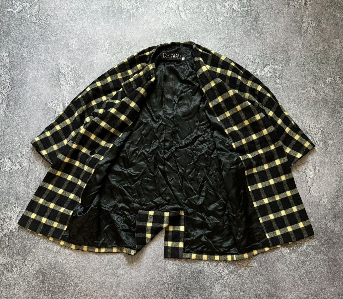 Escada × Vintage Escada by Margaretha ley vintage flannel coat long jacket Size M / US 6-8 / IT 42-44 - 20 Thumbnail