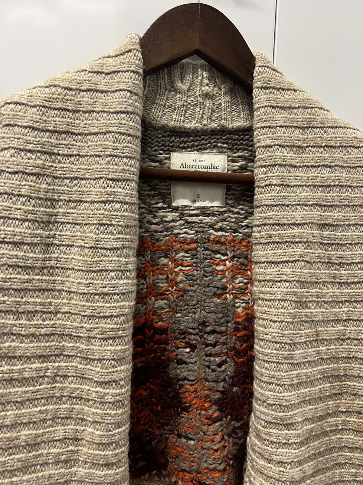 Vintage Y2K 2000's VTG Vintage Abercrombie & Fitch Cardigan Sweater Size S / US 4 / IT 40 - 9 Thumbnail