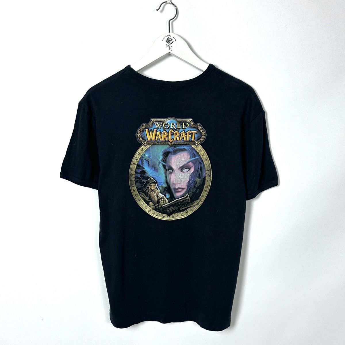 The Game Vintage 00s y2k Blizzard World Of Warcraft Promo tee rare Size US M / EU 48-50 / 2 - 1 Thumbnail
