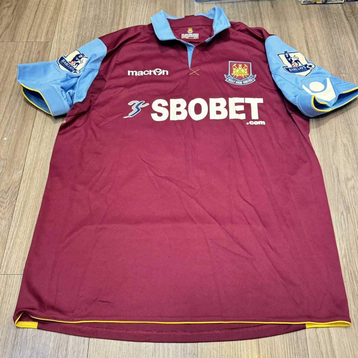 Macron West ham 10/11 home shirt #34 Keane Size US L / EU 52-54 / 3 - 1 Thumbnail