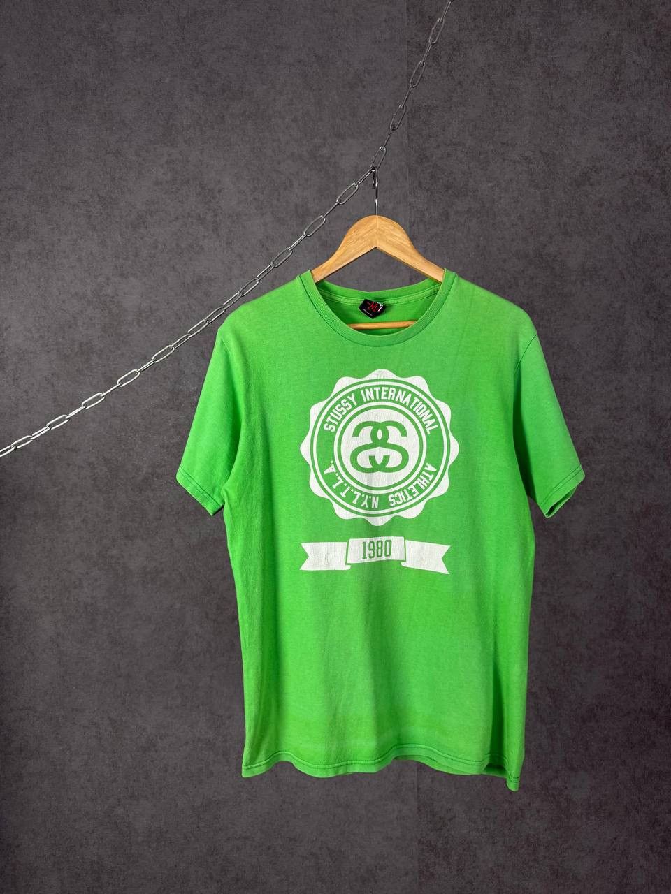 Stussy Stussy vintage streetwear designer center logo tee Size US M / EU 48-50 / 2 - 1 Thumbnail