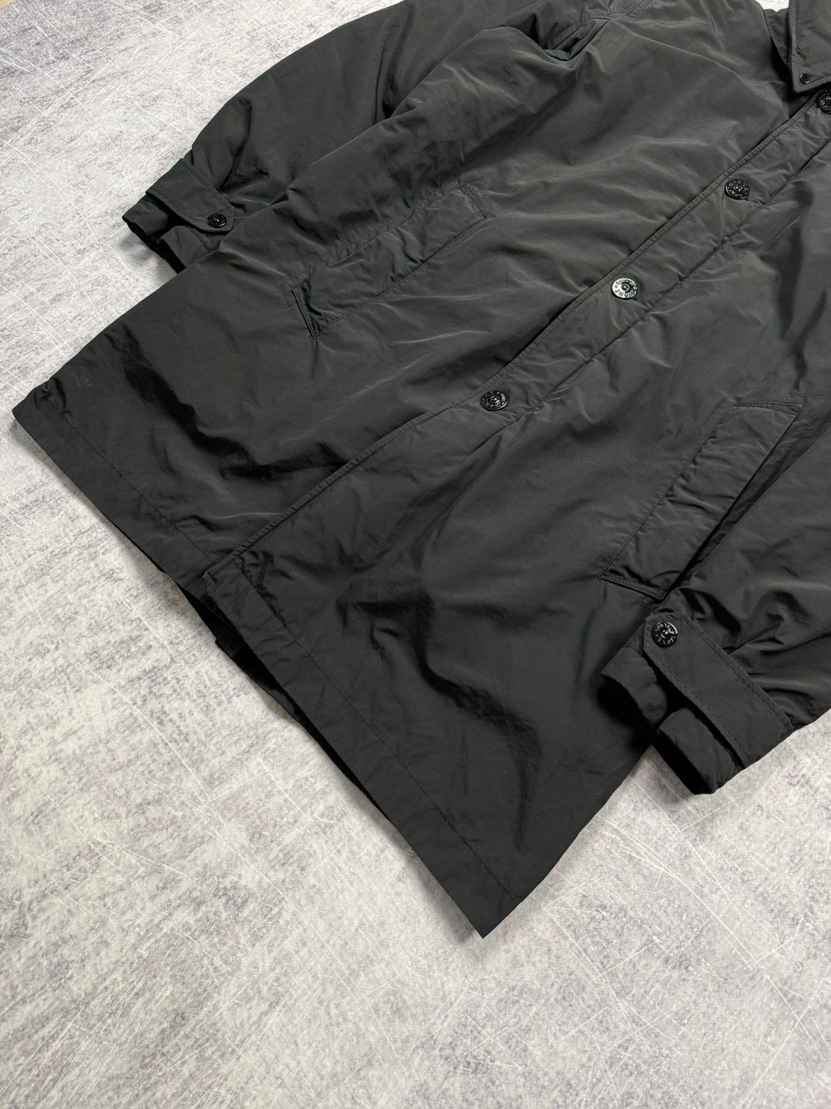 Stone Island Stone Island Nylon Micro Reps Primaloft trench coat jacket Size US XL / EU 56 / 4 - 4 Thumbnail