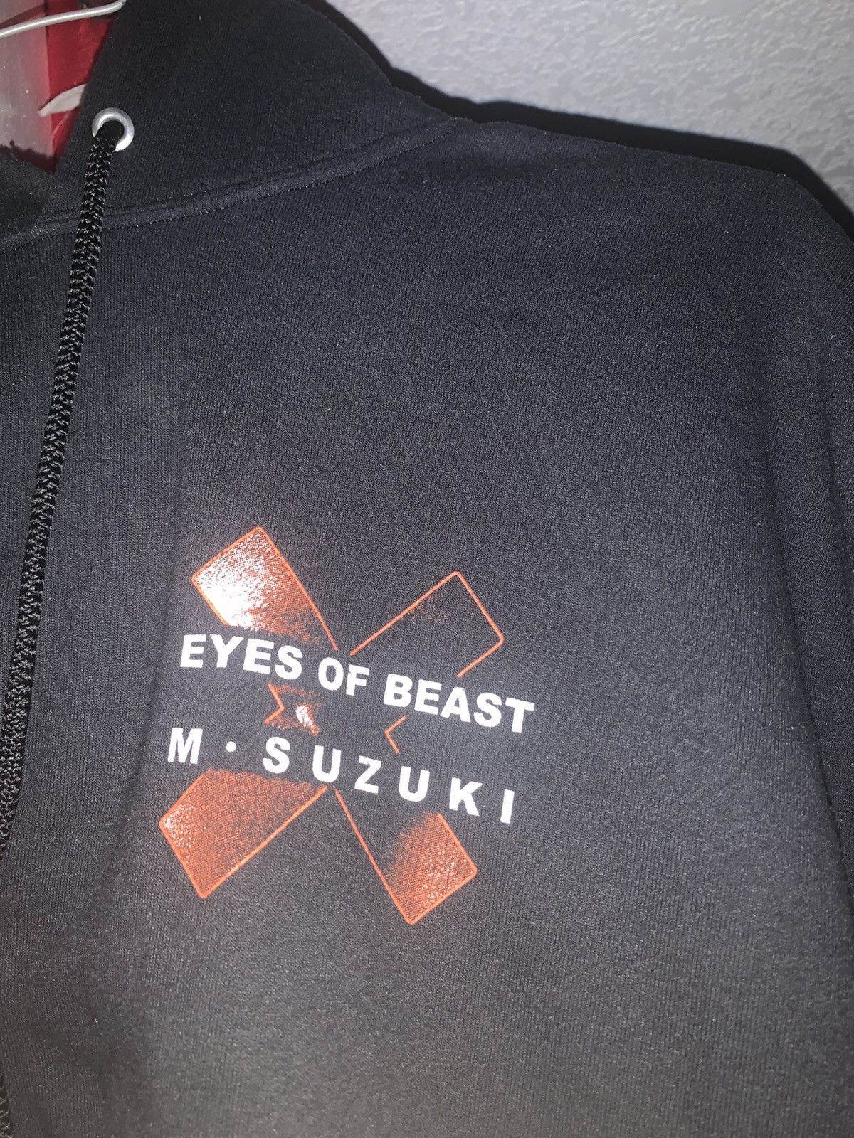 Other MINORU SUZUKI, EYES OF BEAST PANCRASE 1995 TOUR HOODIE Size US L / EU 52-54 / 3 - 1 Thumbnail