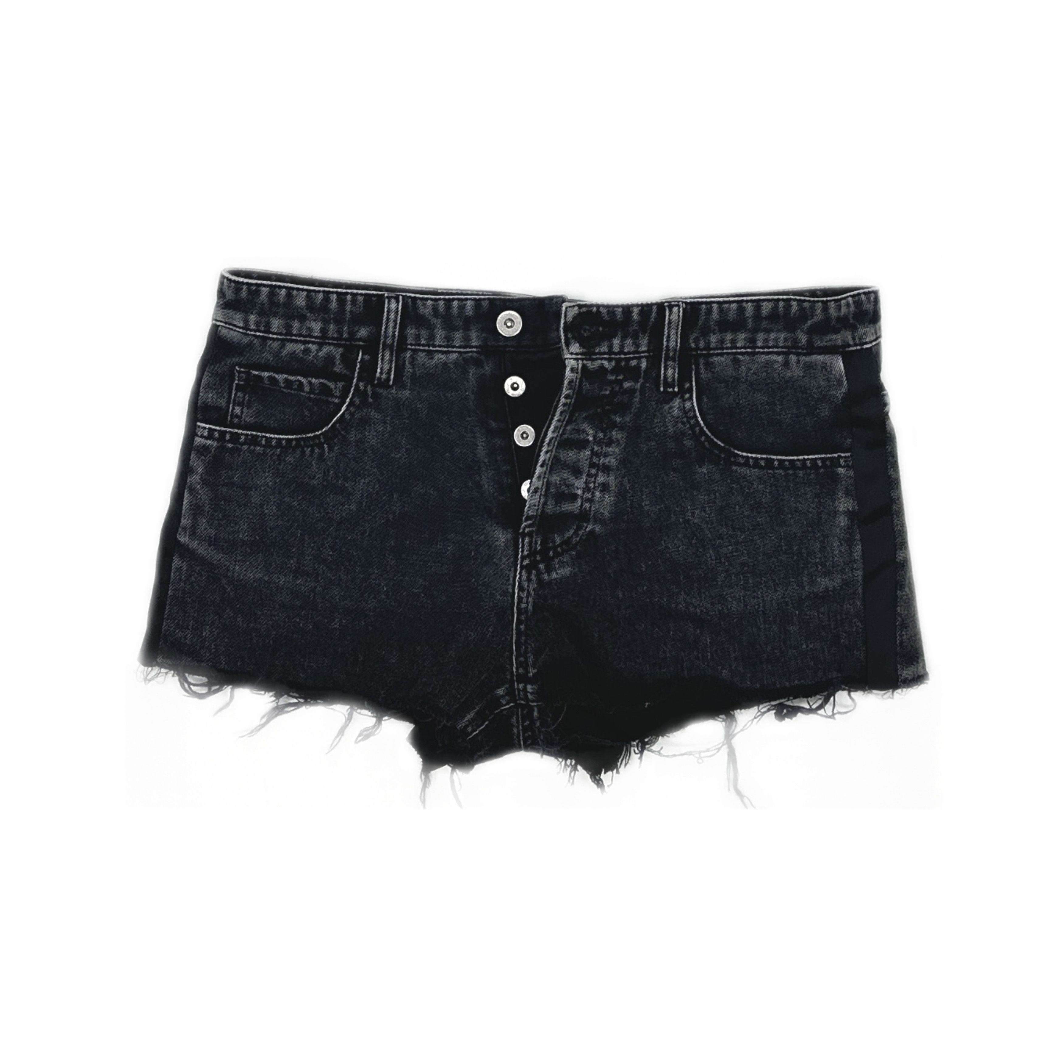 Miu Miu Miu Miu Frayed Denim Shorts Size 26 Size 26" / US 2 / IT 38 - 1 Thumbnail
