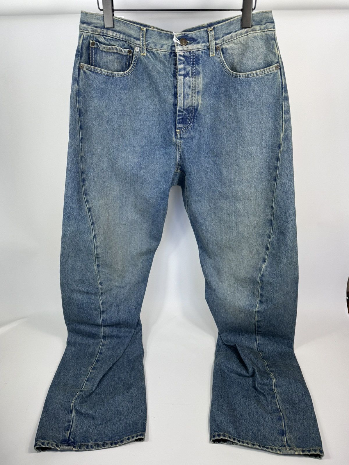 Maison Margiela PANELLED STRAIGHT LEG BAGGY JEANS Size US 34 / EU 50 - 1 Thumbnail