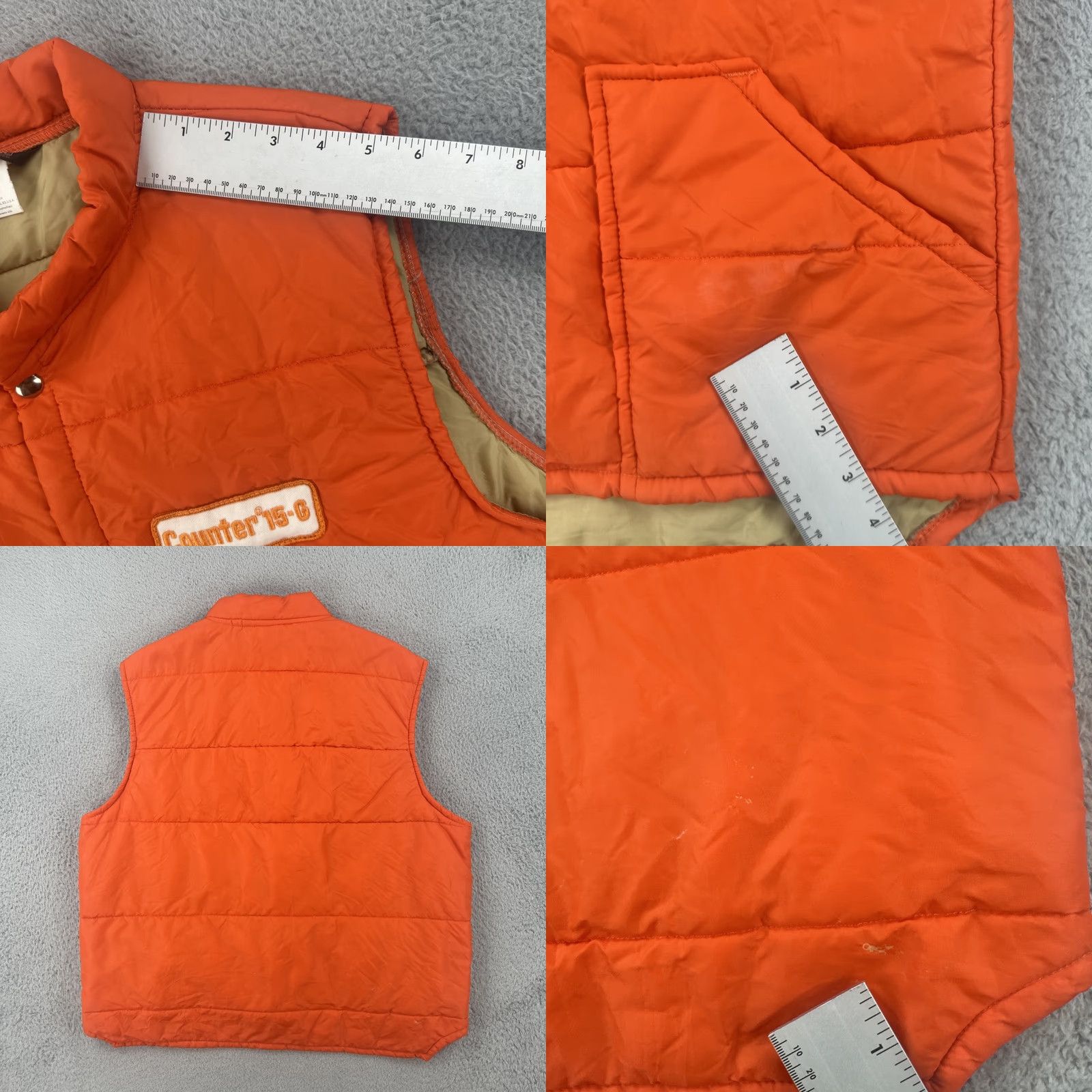 Vintage VINTAGE Swingsters World Of Wearables Vest XL Orange Hunting USA Made Men Counter 15-6 Size US XL / EU 56 / 4 - 9 Thumbnail