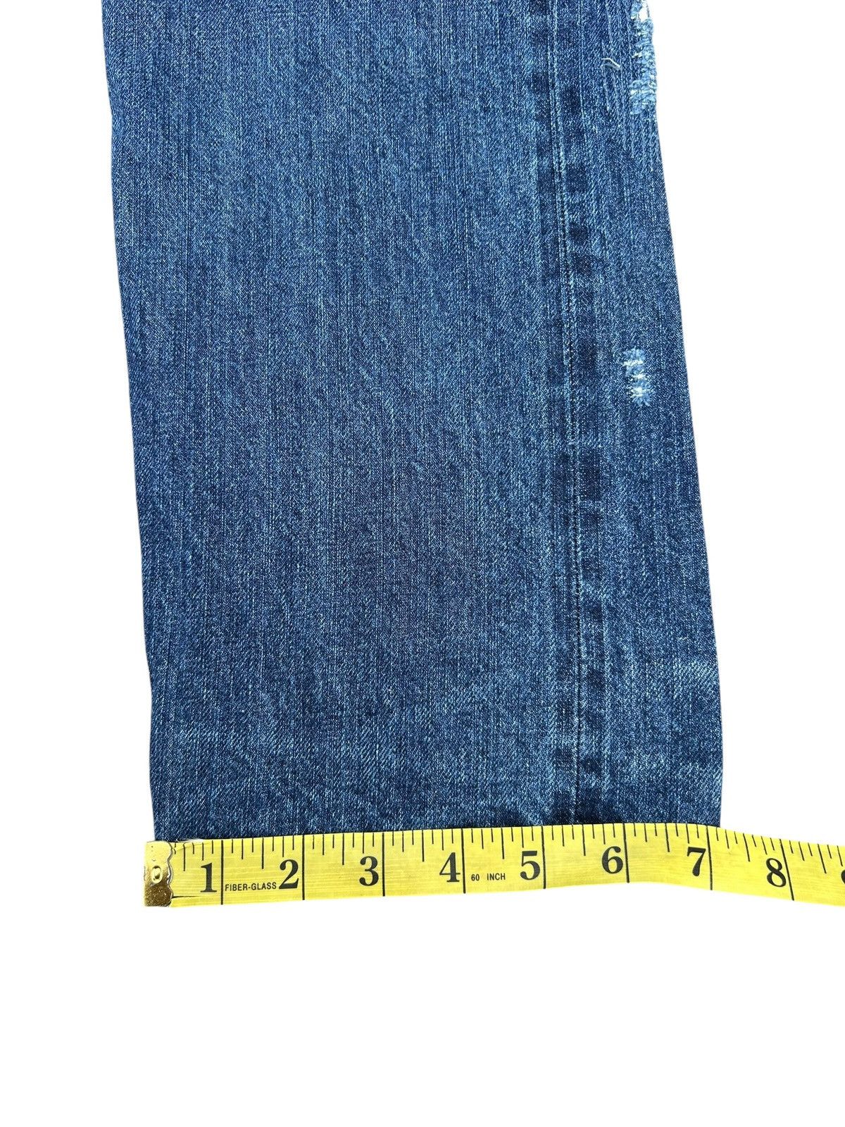 GOA G.O.A Selvedge Japanese Punk Distressed Denim Jeans Size US 31 - 19 Thumbnail