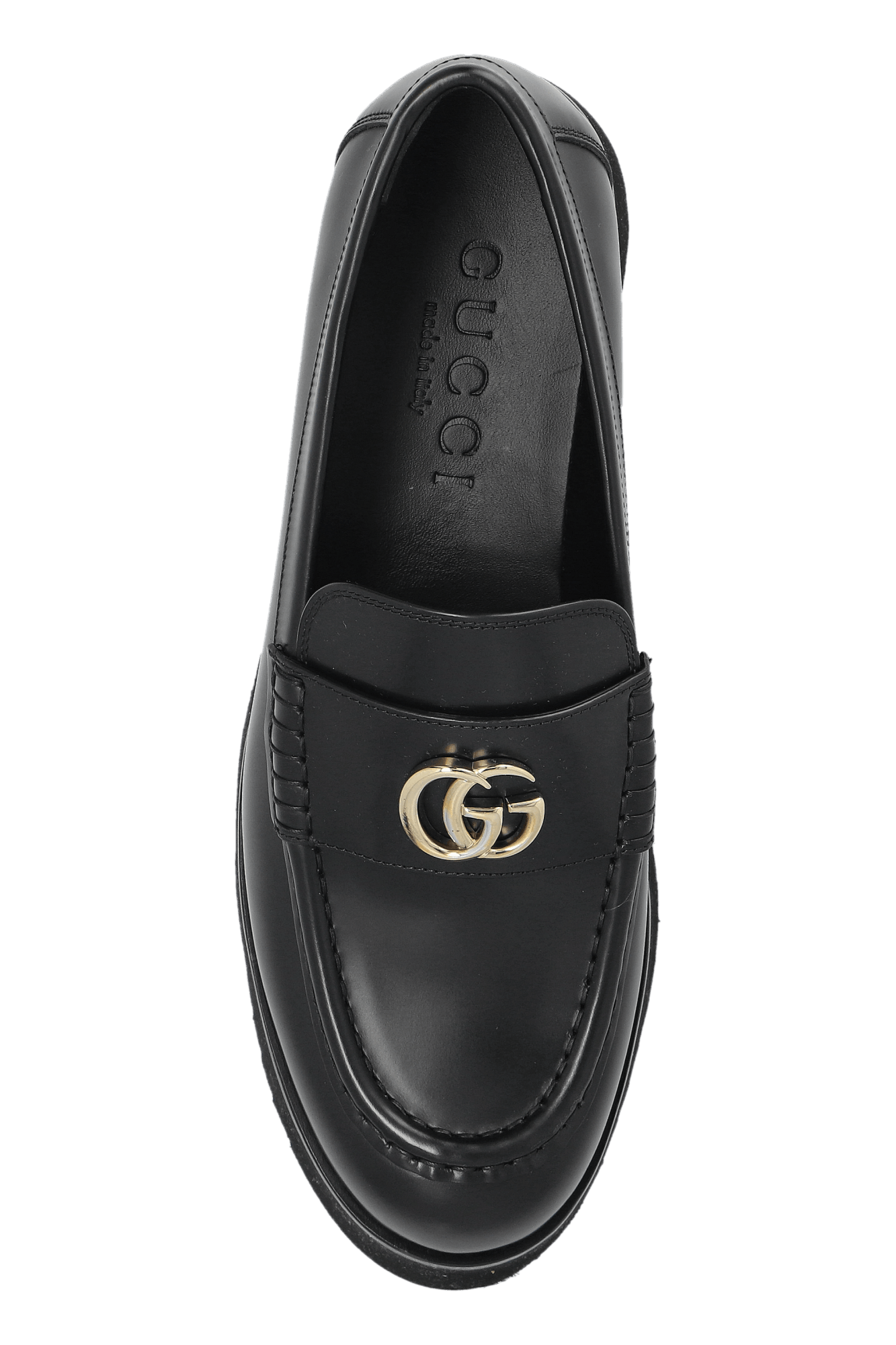 Gucci oc11z0126 Women's GG Creeper Loafers In Black Size US 8 / IT 38 - 6 Thumbnail