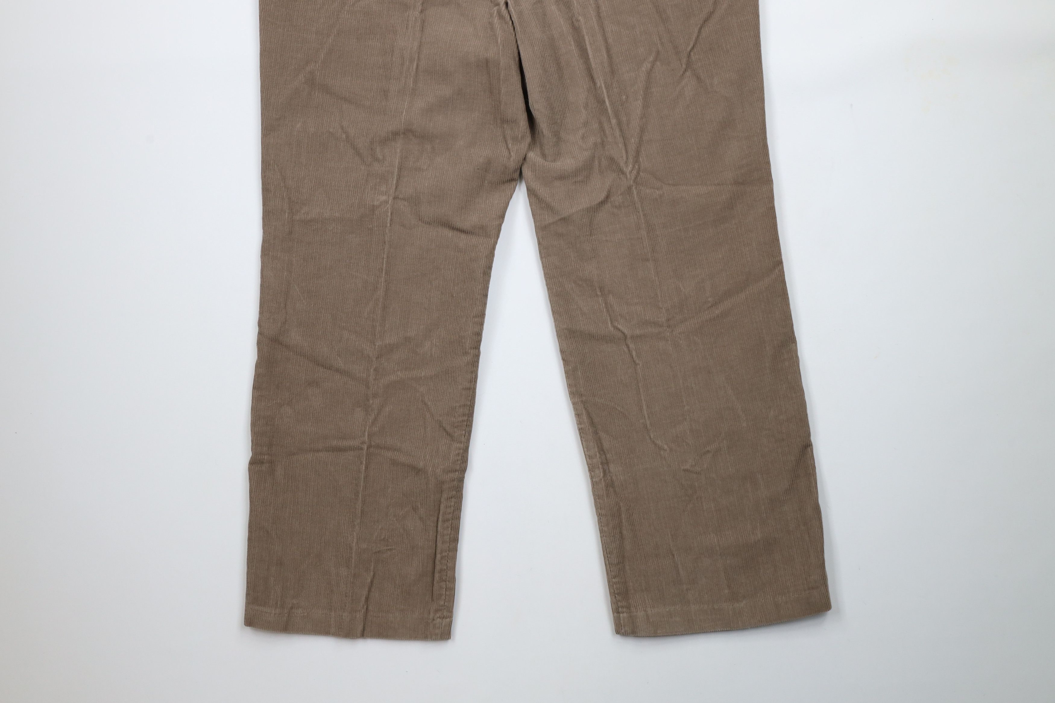 Vintage Vintage 90s Streetwear Wide Leg Corduroy Chino Pants Beige Size US 36 / EU 52 - 12 Thumbnail