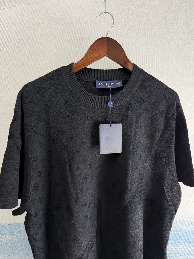 Louis Vuitton Louis Vuitton Black Short Sleeve Top-2507 Size US XL / EU 56 / 4 - 2 Thumbnail