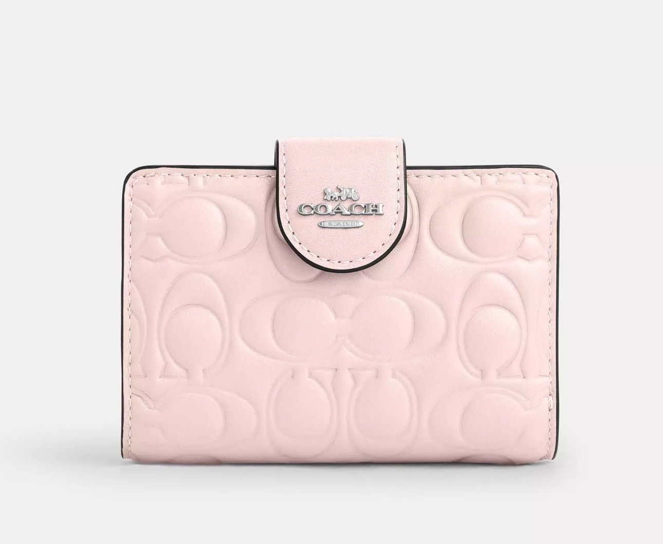 Coach Coach CZ341 Medium Corner Zip Wallet In Signature Leather Size ONE SIZE - 1 Thumbnail