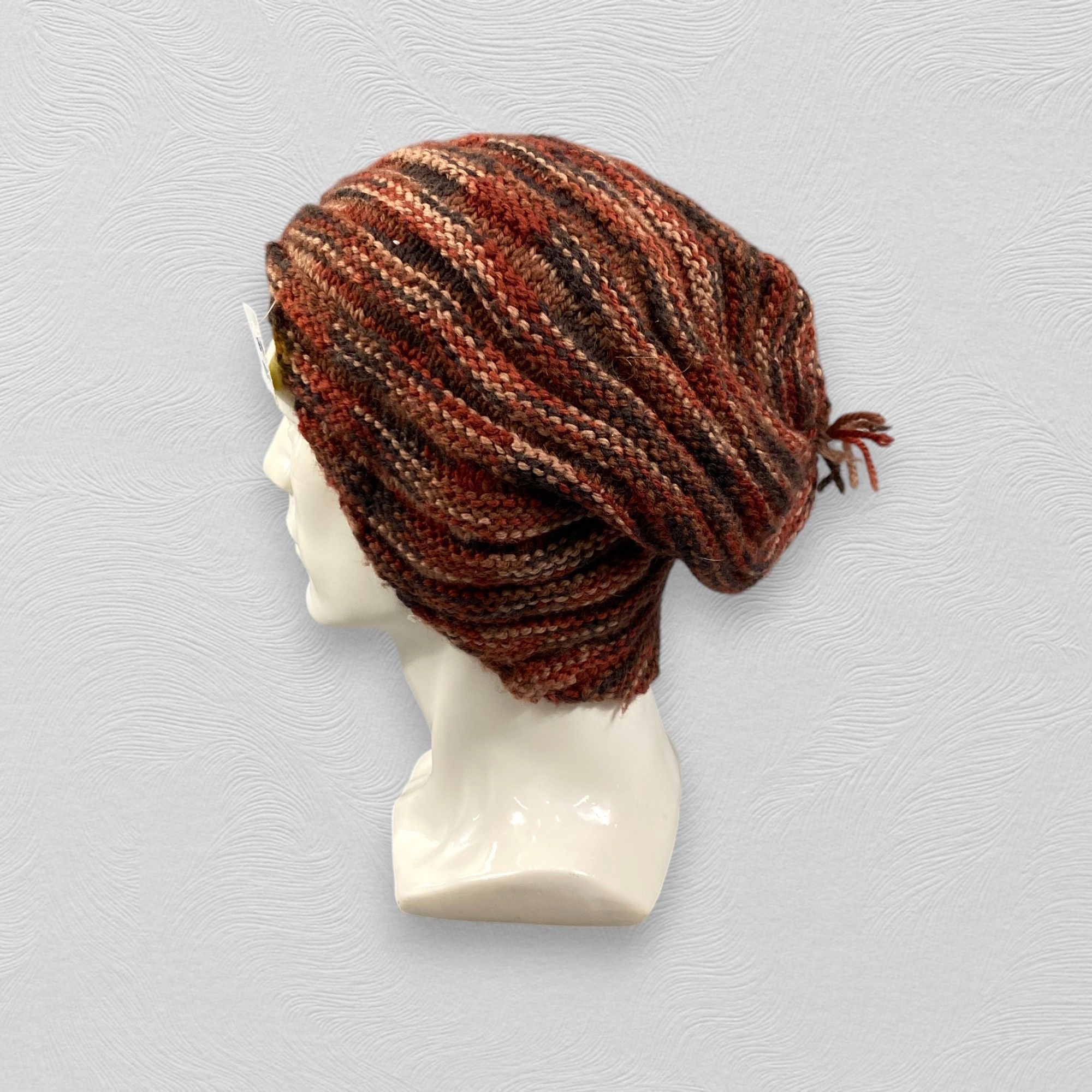 Japanese Brand Knit Wave Snow Cap Beanie Hat -BN1145 Size ONE SIZE - 1 Thumbnail