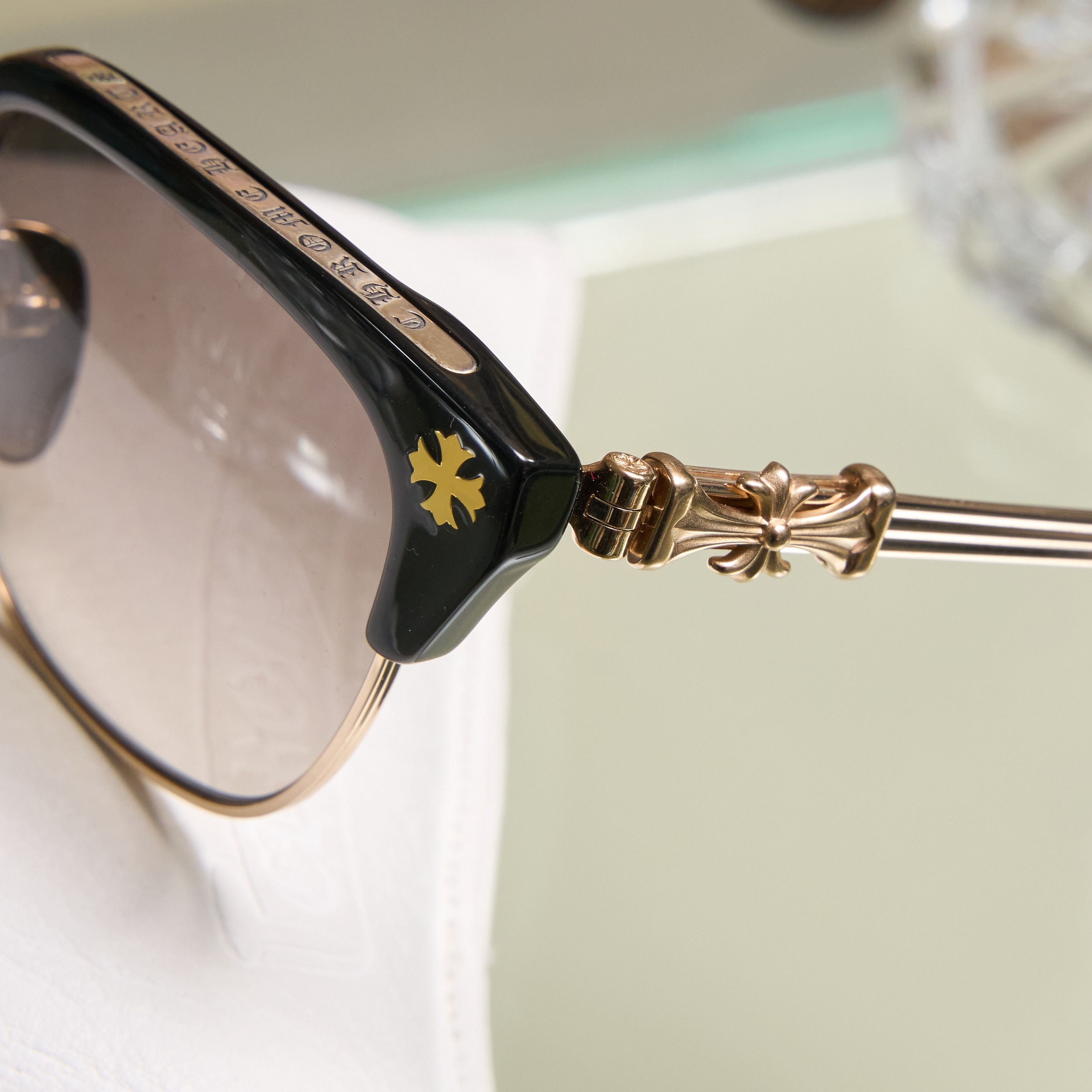 Chrome Hearts CHROME HEARTS BONENNOISSEUR I Black/Gold Plated Size ONE SIZE - 2 Thumbnail