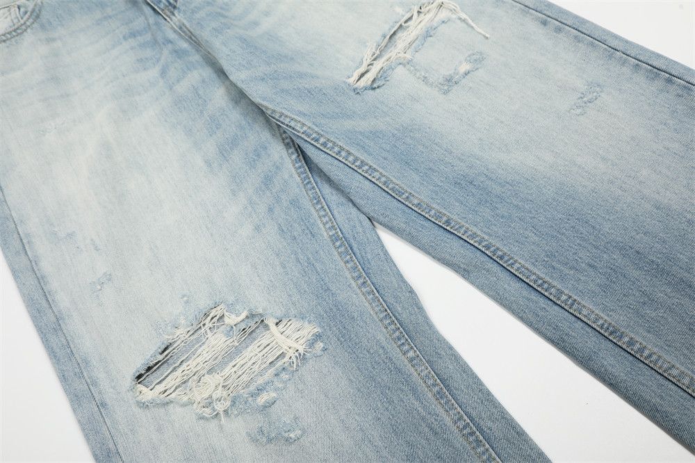 Japanese Brand × Vintage Retro punk distressed casual washed gradient ripped jeans Size US 32 / EU 48 - 4 Thumbnail