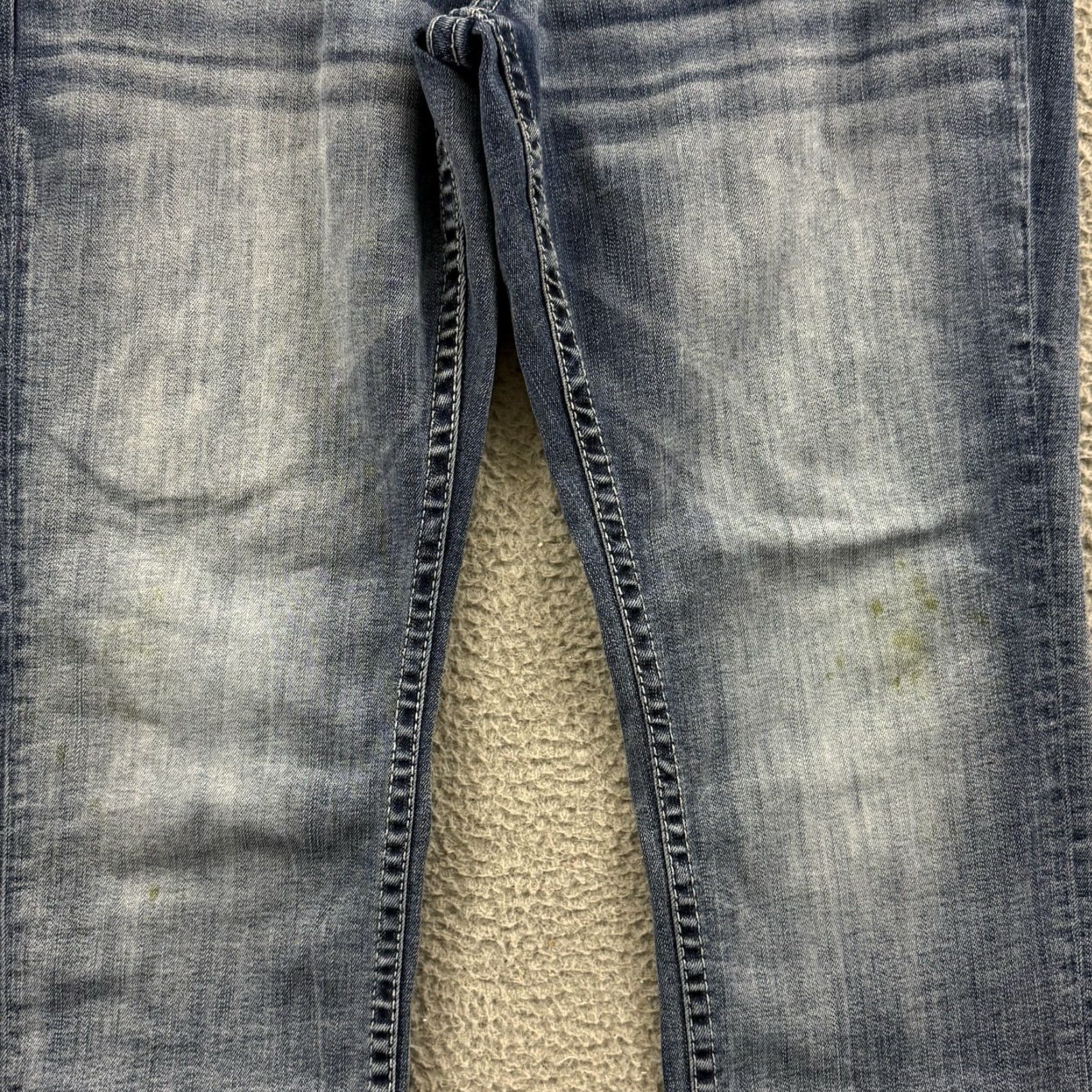 Vintage BKE Buckle Jeans Mens 32x30 Blue Straight Denim Western Outdoor Cowboy Zip Button 5-Pocket Regular Size US 32 / EU 48 - 4 Thumbnail