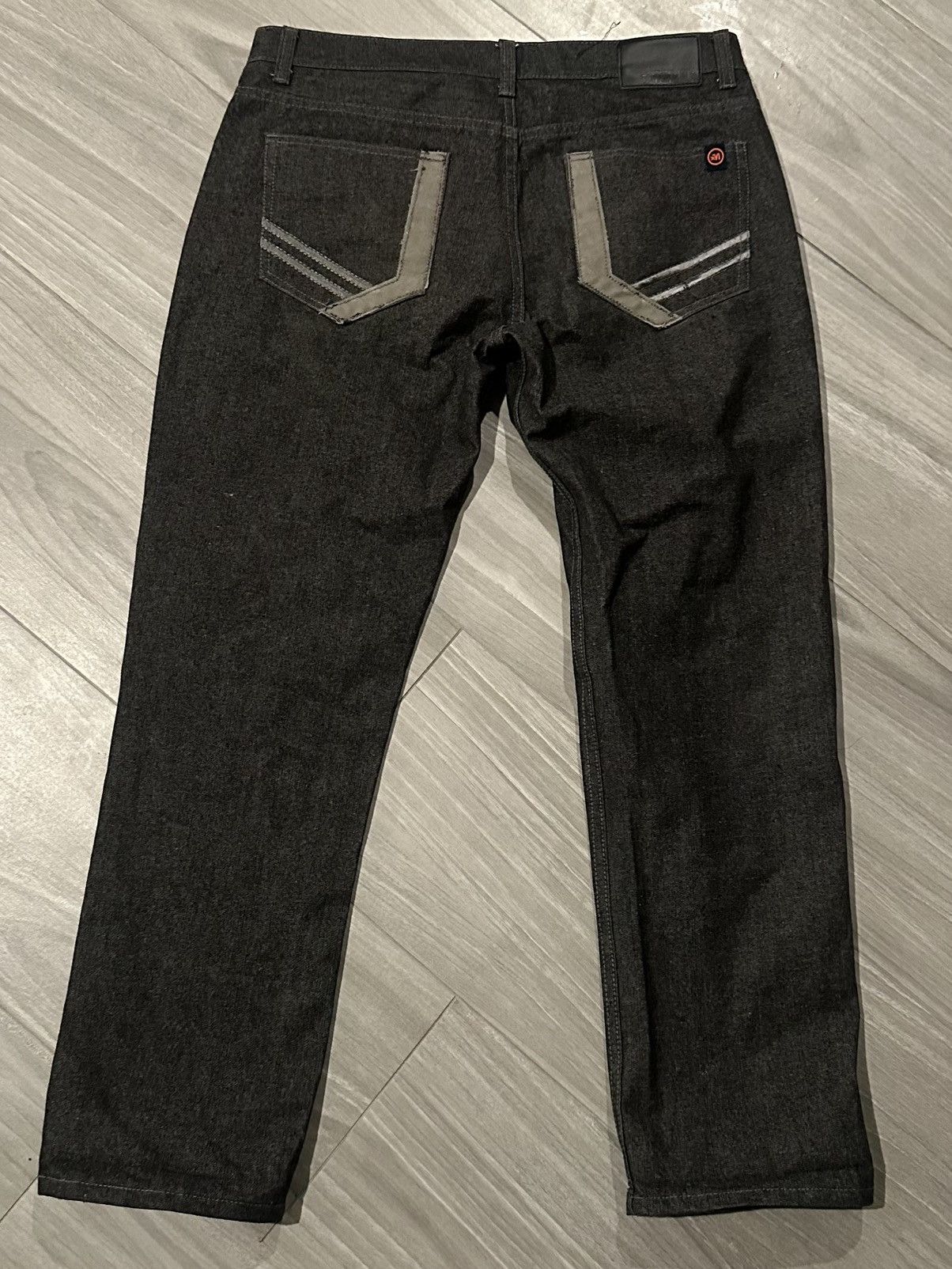 Mecca × Vintage VINTAGE Y2K MECCA BLACK JEANS Size US 38 / EU 54 - 2 Thumbnail