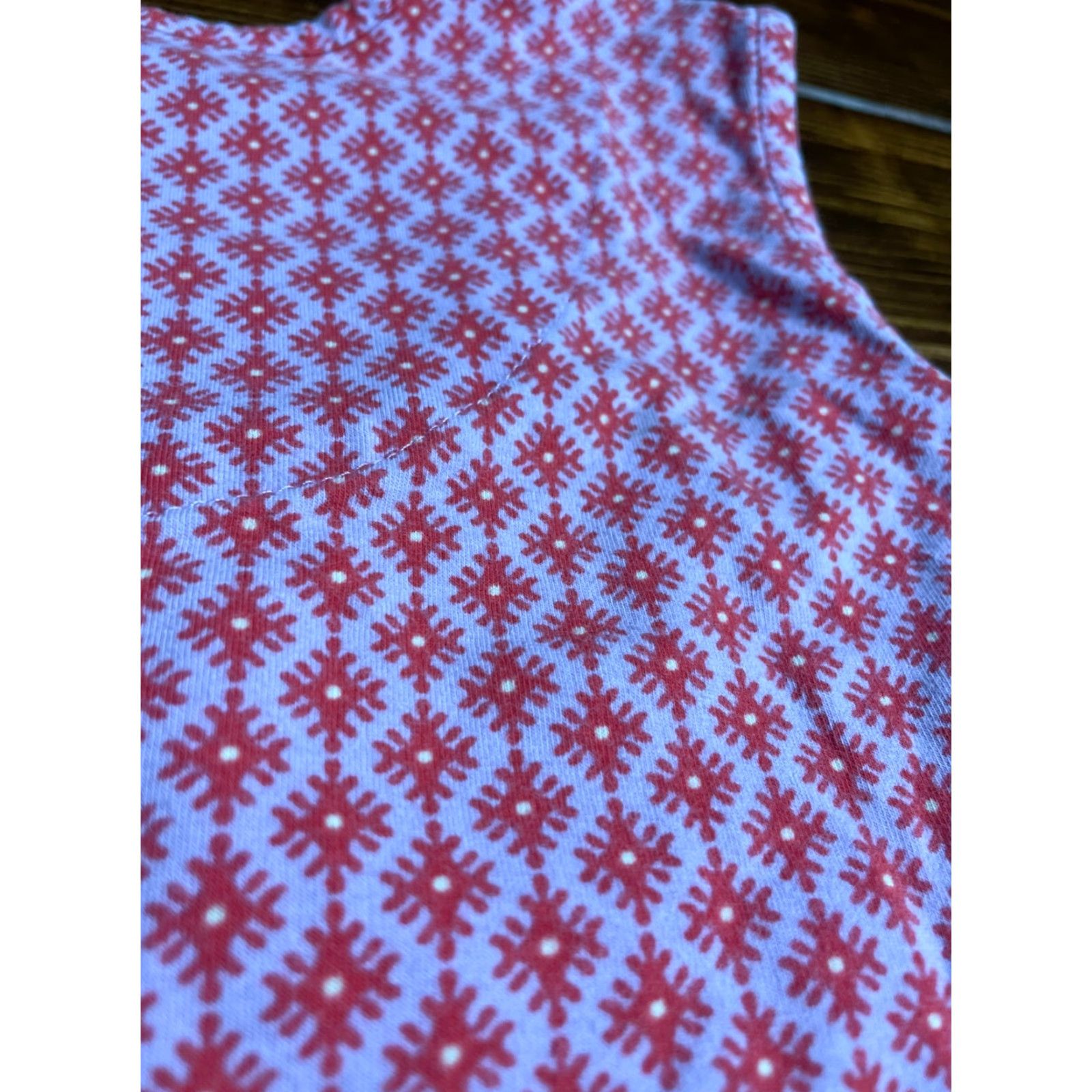 Vera Bradley Vera Bradley Shirt Women's XL Red Purple Snowflakes Sleeveless Round Neck Vintage: No Size XL / US 12-14 / IT 48-50 - 4 Thumbnail