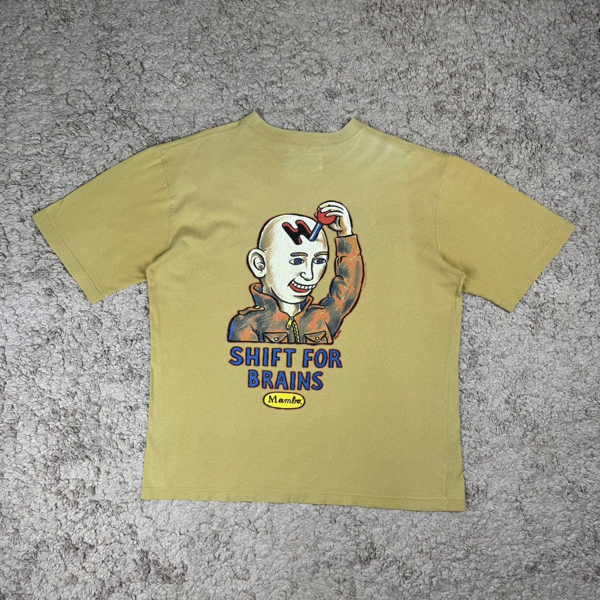 Mambo Vintage Mambo "Shift for Brains" T-shirt Size US S / EU 44-46 / 1 - 1 Thumbnail