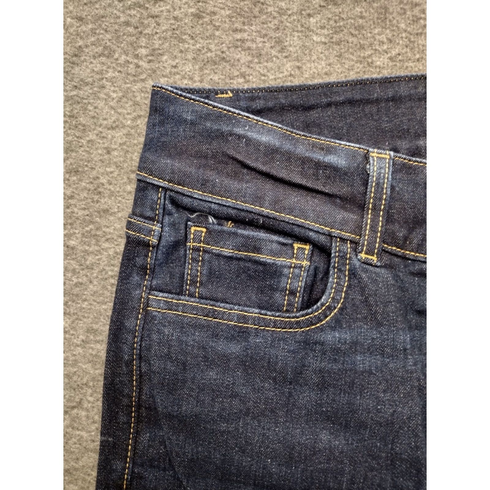 Vintage Unbranded Dark Wash Women's High Rise Cotton Blend Boot Cut Jeans Sz 18 Size 40" / US 18 - 4 Thumbnail