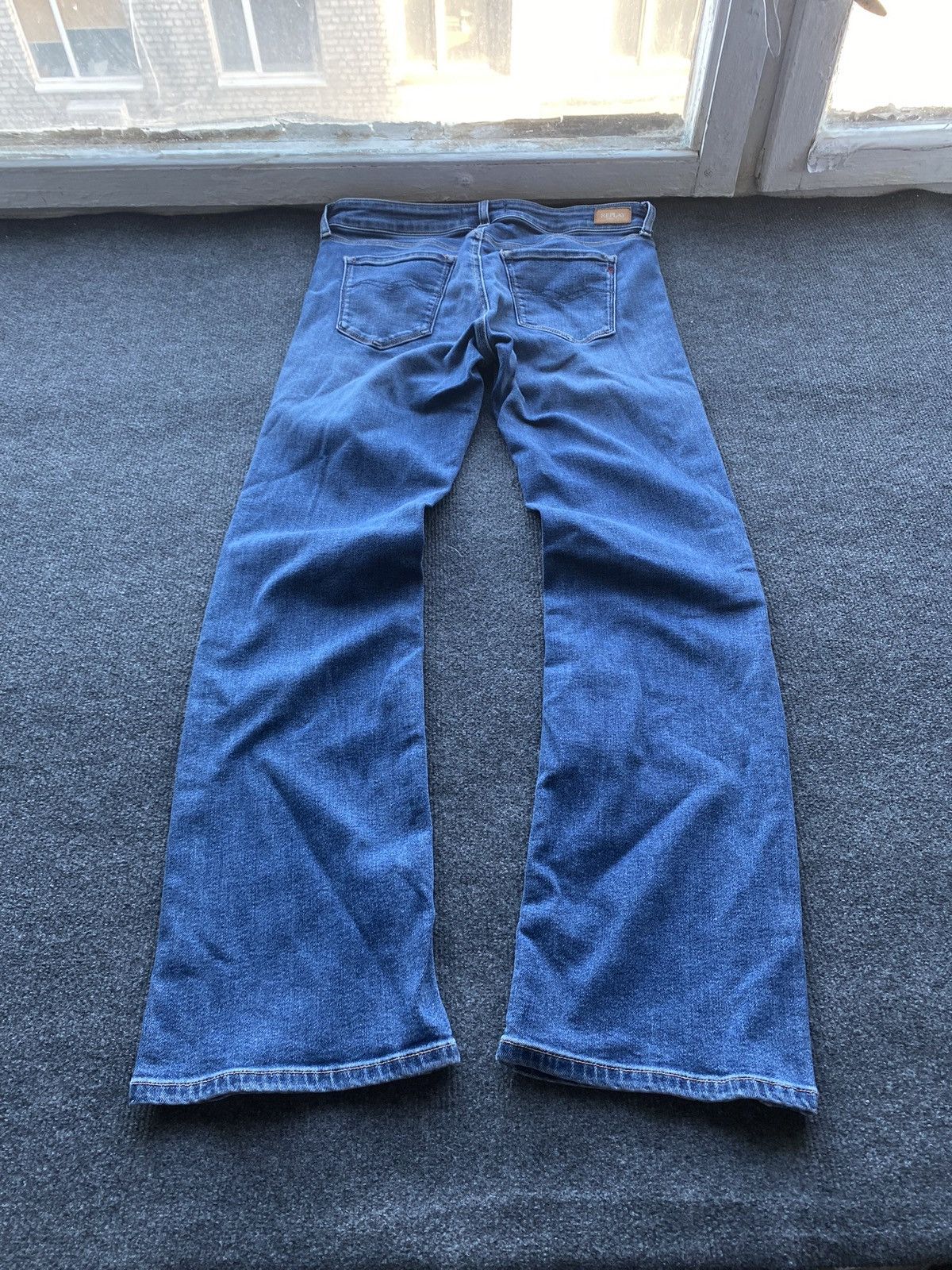Replay 🔥Opium Punk Gothic Replay Bootcut new luz jeans 30 Size 30" / US 8 / IT 44 - 2 Thumbnail