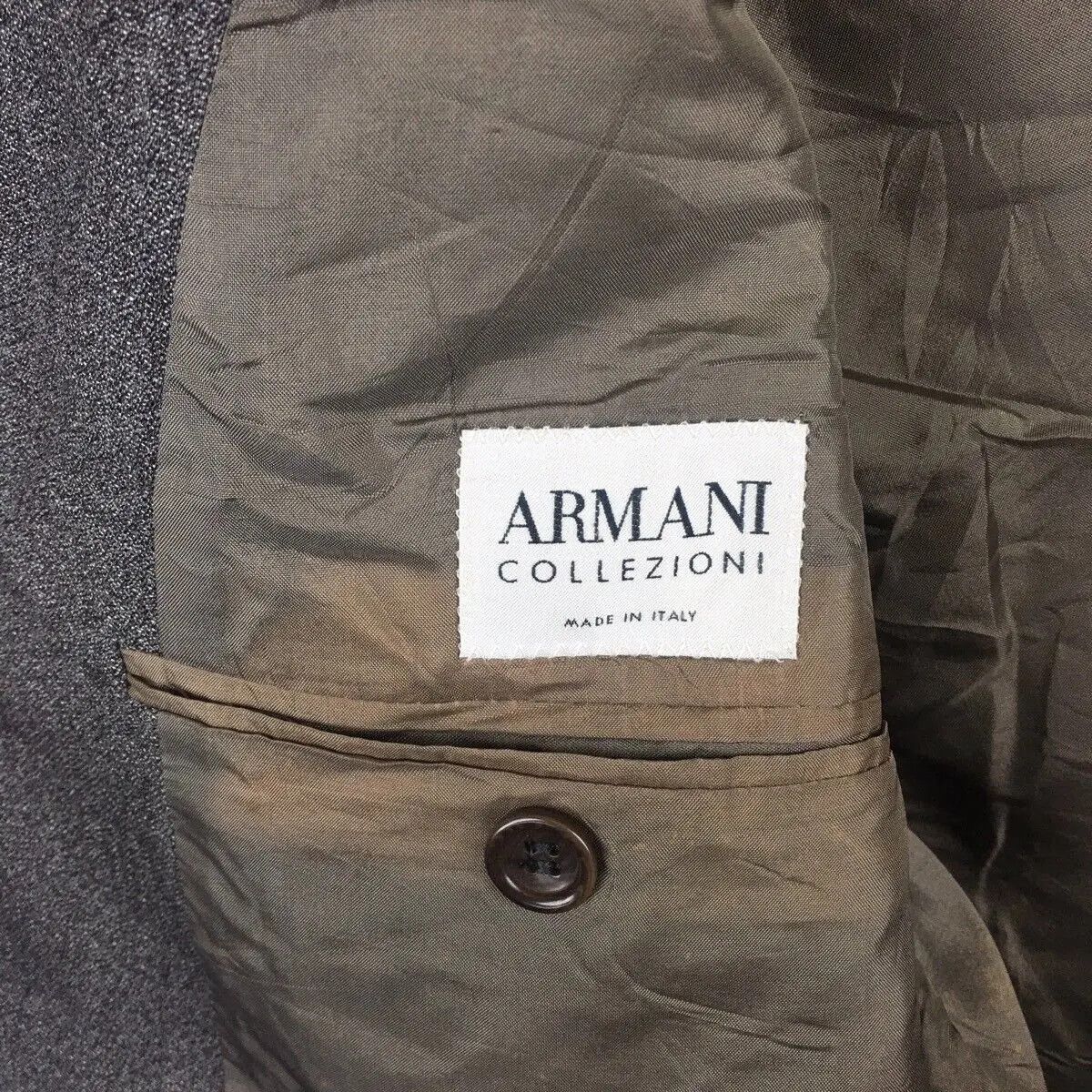 Armani × Armani Collezioni Vtg GIORGIO ARMANI COLLEZIONI Made In Italy Blazer Coat Suit Size 44R - 3 Thumbnail