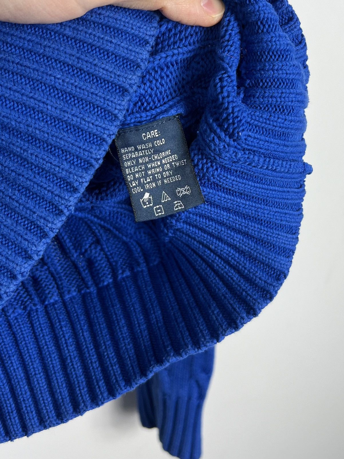 Polo Ralph Lauren × Ralph Lauren Braid Sweater Polo Ralph Lauren 100% Cotton Size XL / US 12-14 / IT 48-50 - 3 Thumbnail