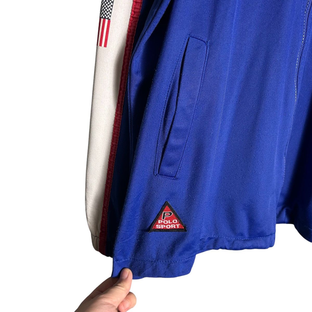 Polo Ralph Lauren × Vintage Vintage 90s Polo Sport Ralph Lauren Logo Tracksuit Jacket Size US XL / EU 56 / 4 - 5 Thumbnail