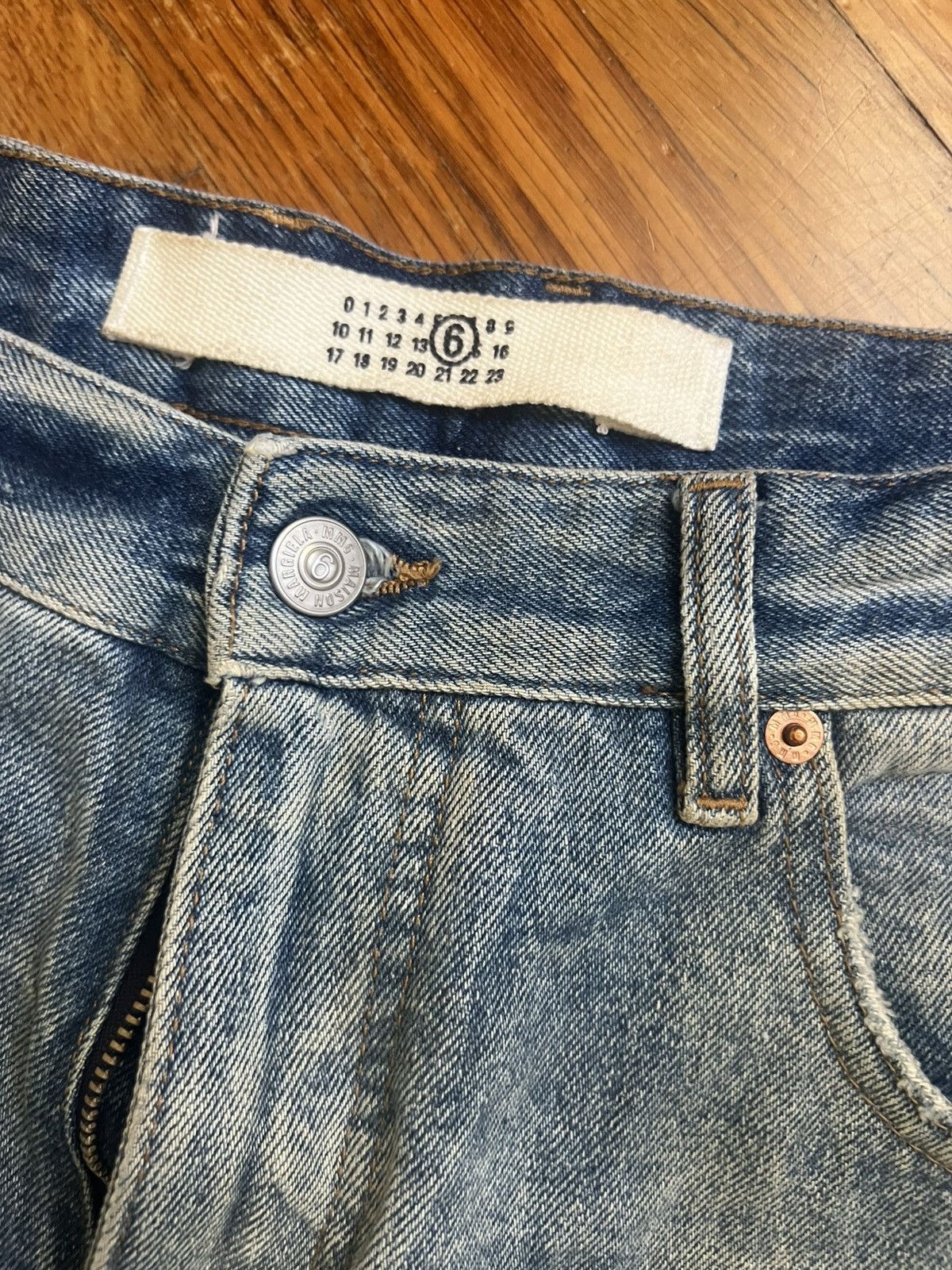 Maison Margiela Maison Margiela wide leg denim Size US 32 / EU 48 - 4 Thumbnail