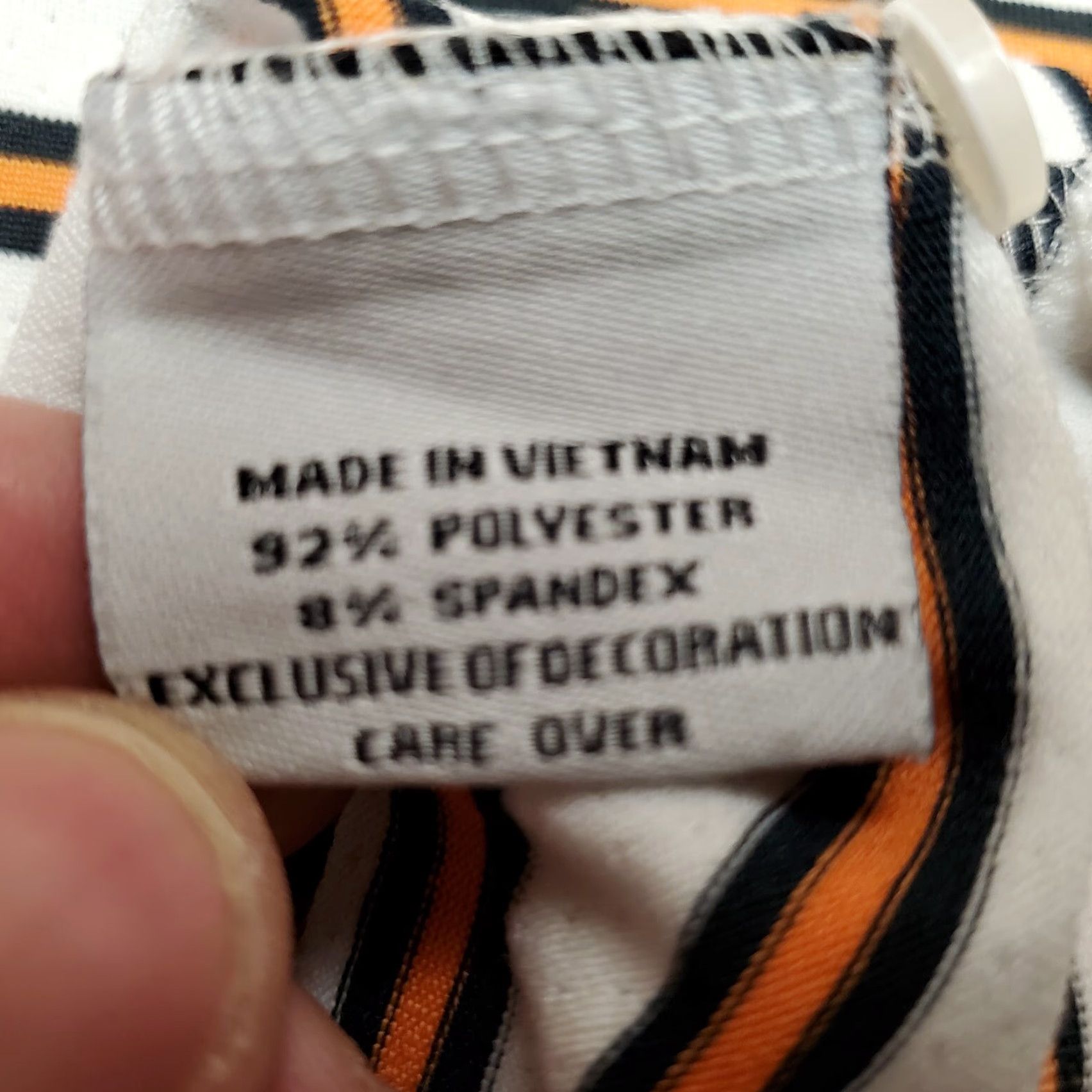Vintage Ahead Extreme Polo Shirt Mens M Orange Striped Logo Embroidered Golf Course MT Size US M / EU 48-50 / 2 - 8 Thumbnail