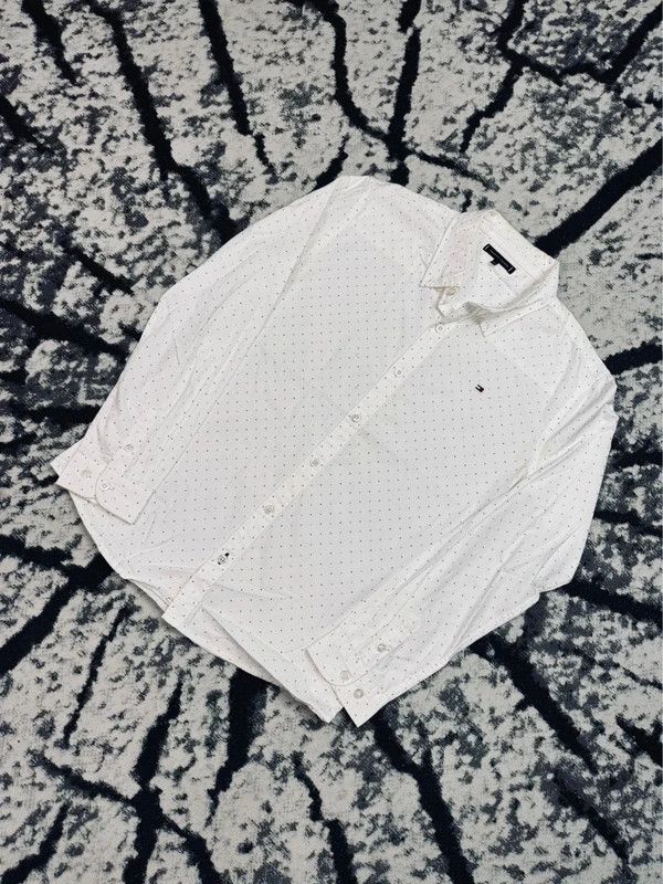 Tommy Hilfiger Tommy Hilfiger polka dot shirt white XS logo Size XS / US 0-2 / IT 36-38 - 2 Thumbnail