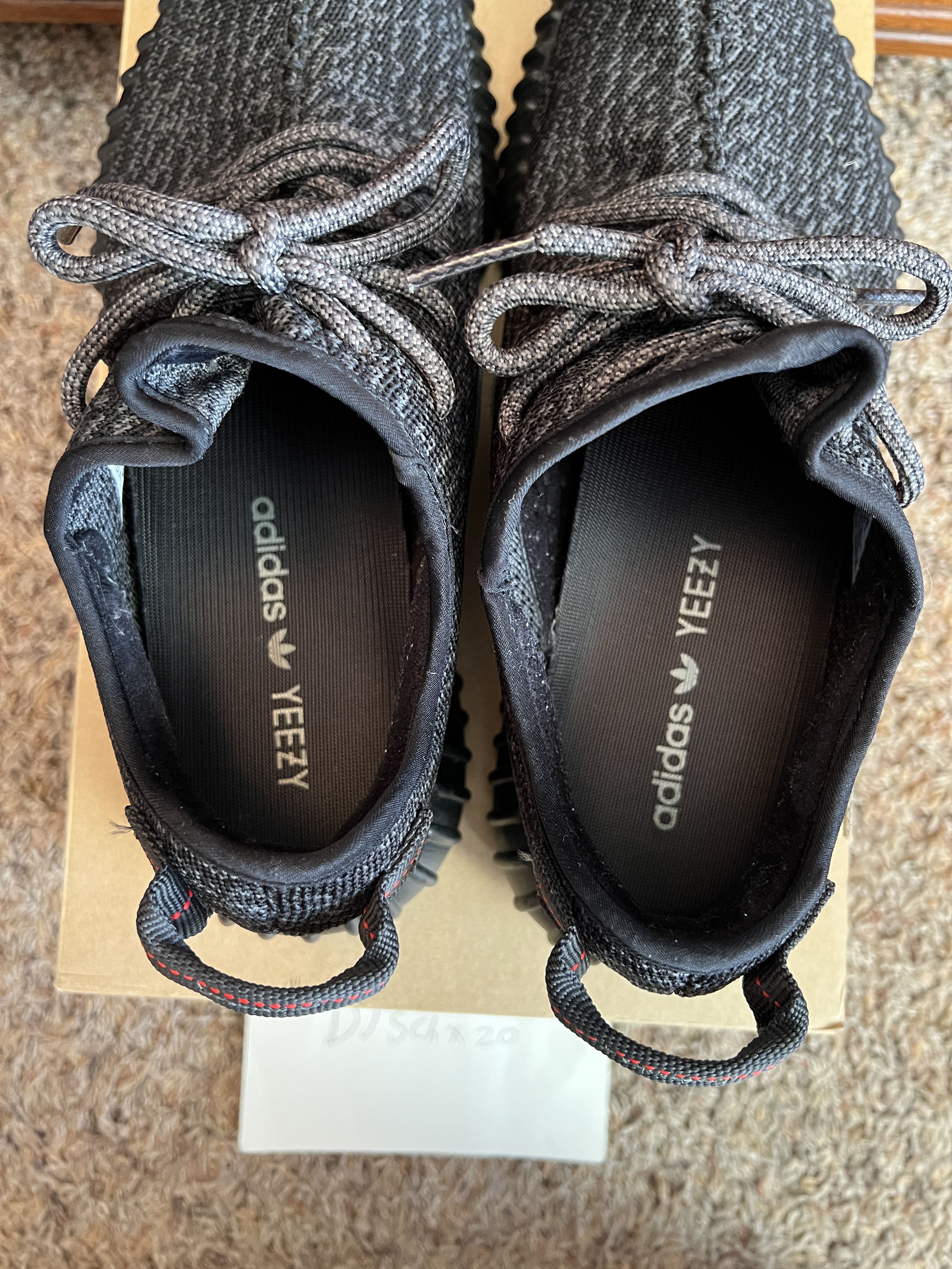 Adidas × Yeezy Yeezy Boost 350 v1 "Pirate Black" (2016) (Second Release) Size US 10 / EU 43 - 7 Thumbnail
