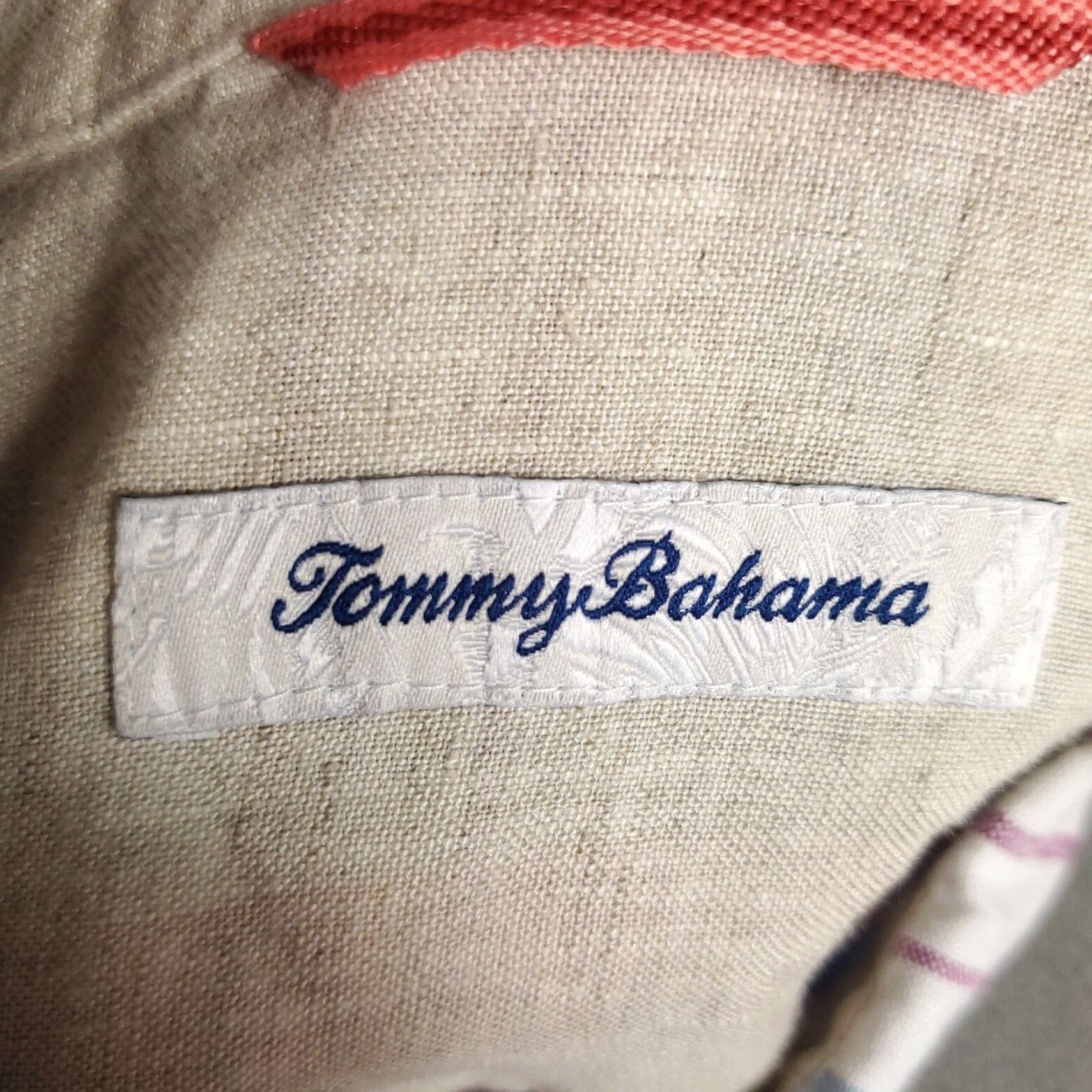 Tommy Bahama Tommy Bahama Shirt Mens XL Blue Plaid Linen Hawaiian Button Up Short Sleeve Size US XL / EU 56 / 4 - 7 Thumbnail