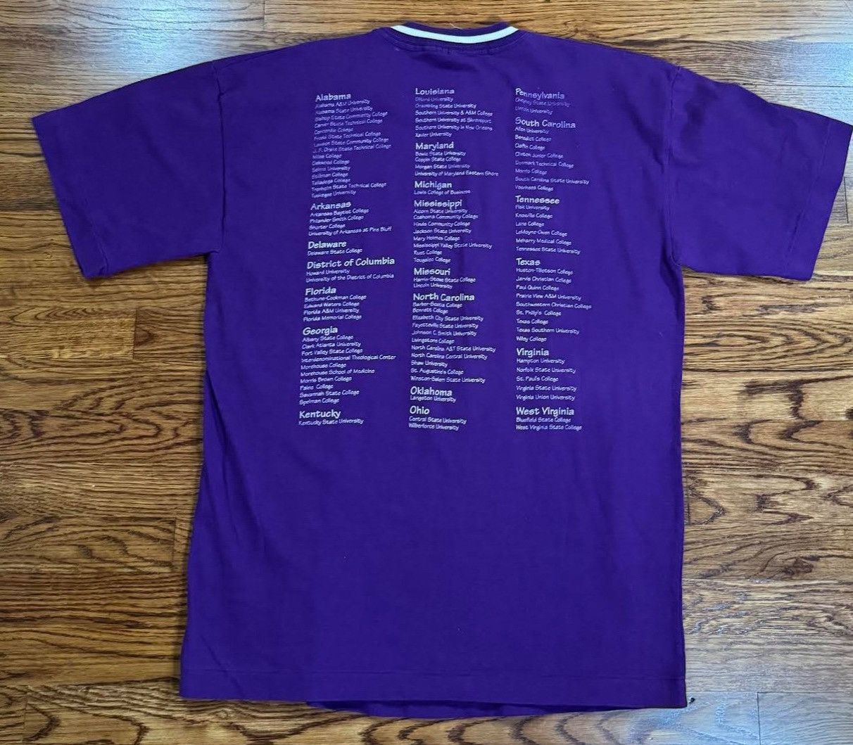 Vintage Vintage University Of African Americans HBCU T Shirt XXL Size US XXL / EU 58 / 5 - 3 Thumbnail