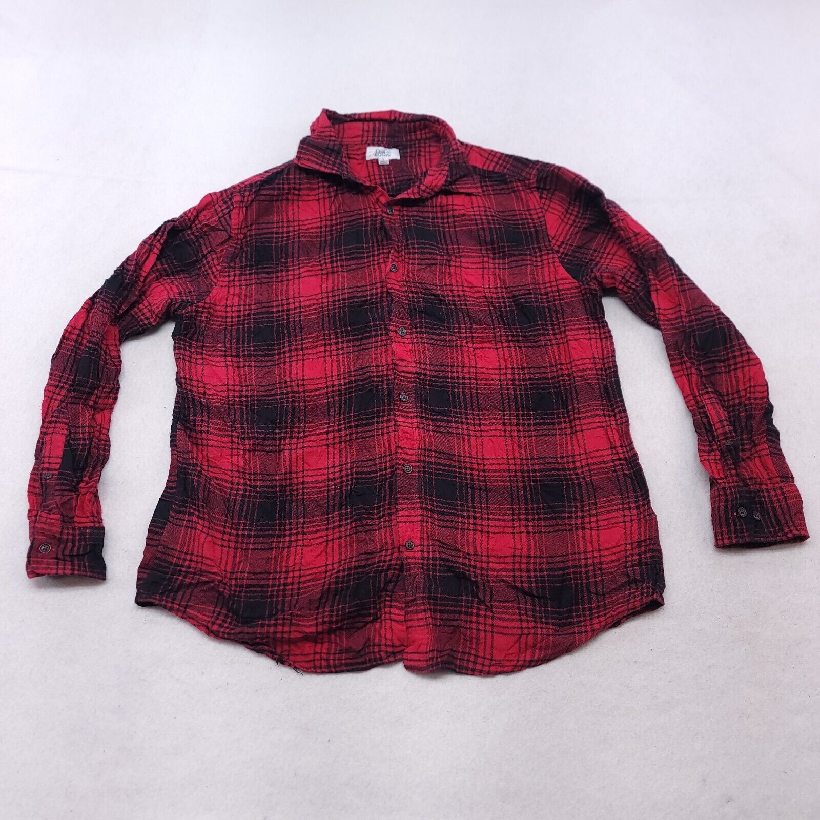 Croft & Barrow Croft & Barrow Tartan Flannel Shirt Mens Size L Red Black Size US L / EU 52-54 / 3 - 2 Thumbnail