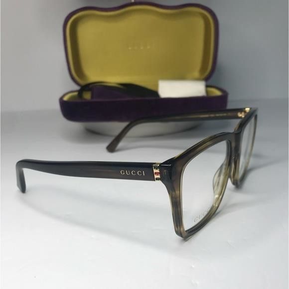 Gucci New Authentic GUCCI GG0452O 004 Oversized Eyeglasses Size ONE SIZE - 4 Thumbnail