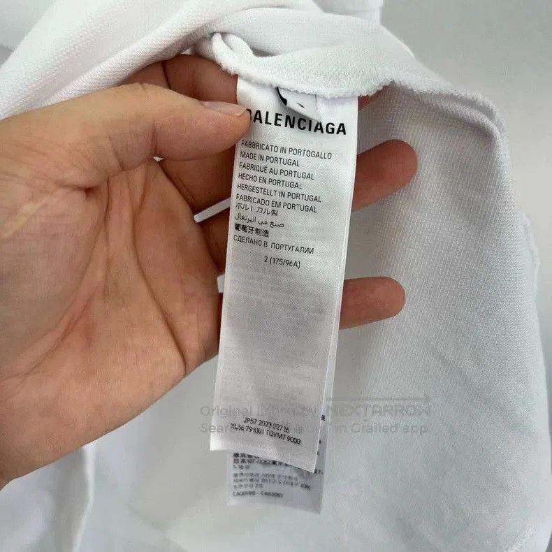 Balenciaga Balenciaga Embroidered Logo Loose Polo. Size US XXL / EU 58 / 5 - 4 Thumbnail