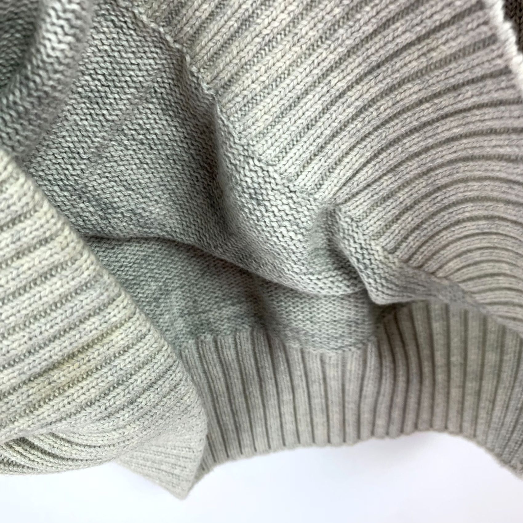 Vintage Buckle Sweater Gray Quarter Zip Medium Size US M / EU 48-50 / 2 - 5 Thumbnail