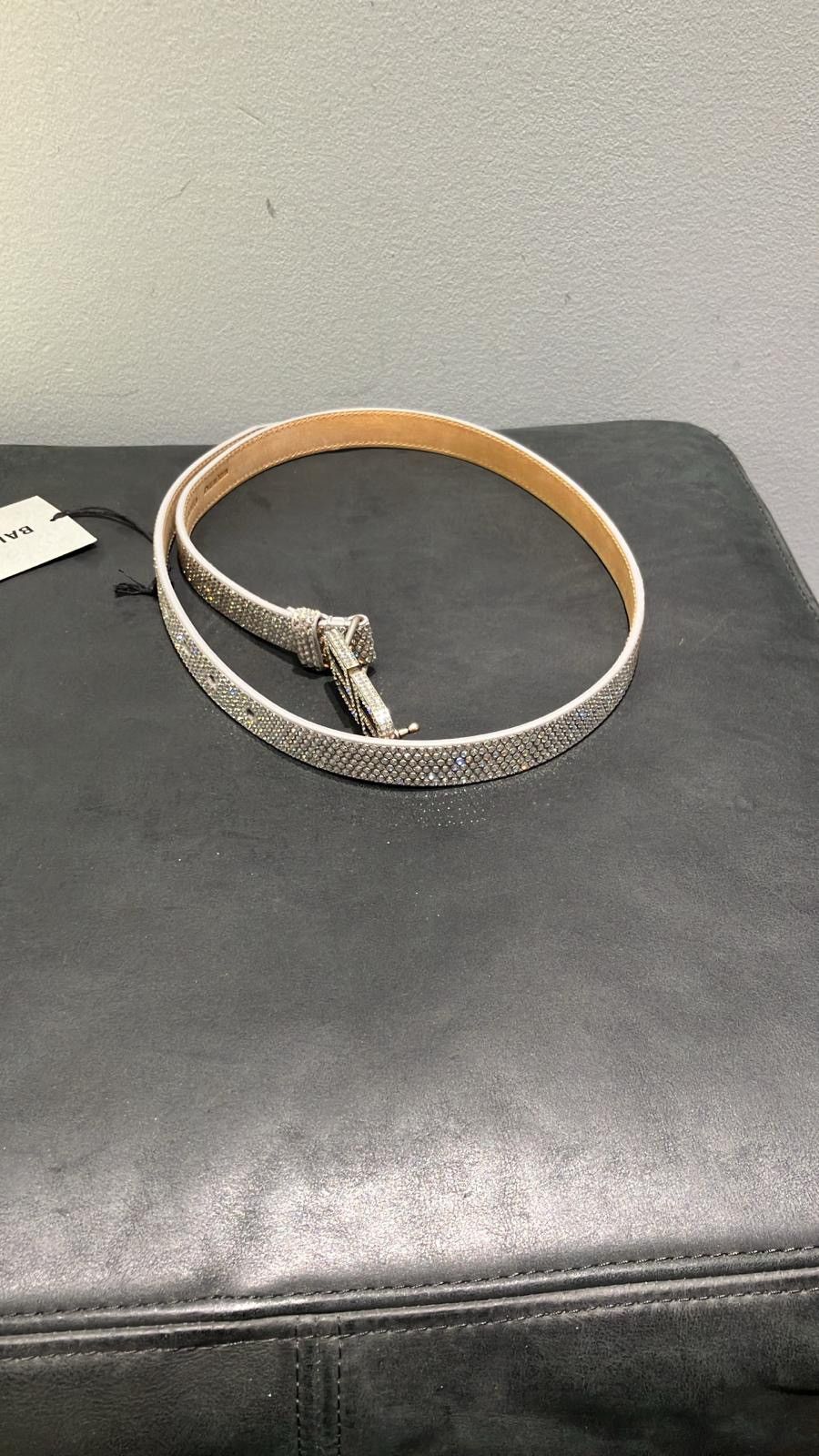 Balenciaga o1bcso1str1225 Size: 80 / BB Hourglass Thin Belt Size 32 - 2 Thumbnail