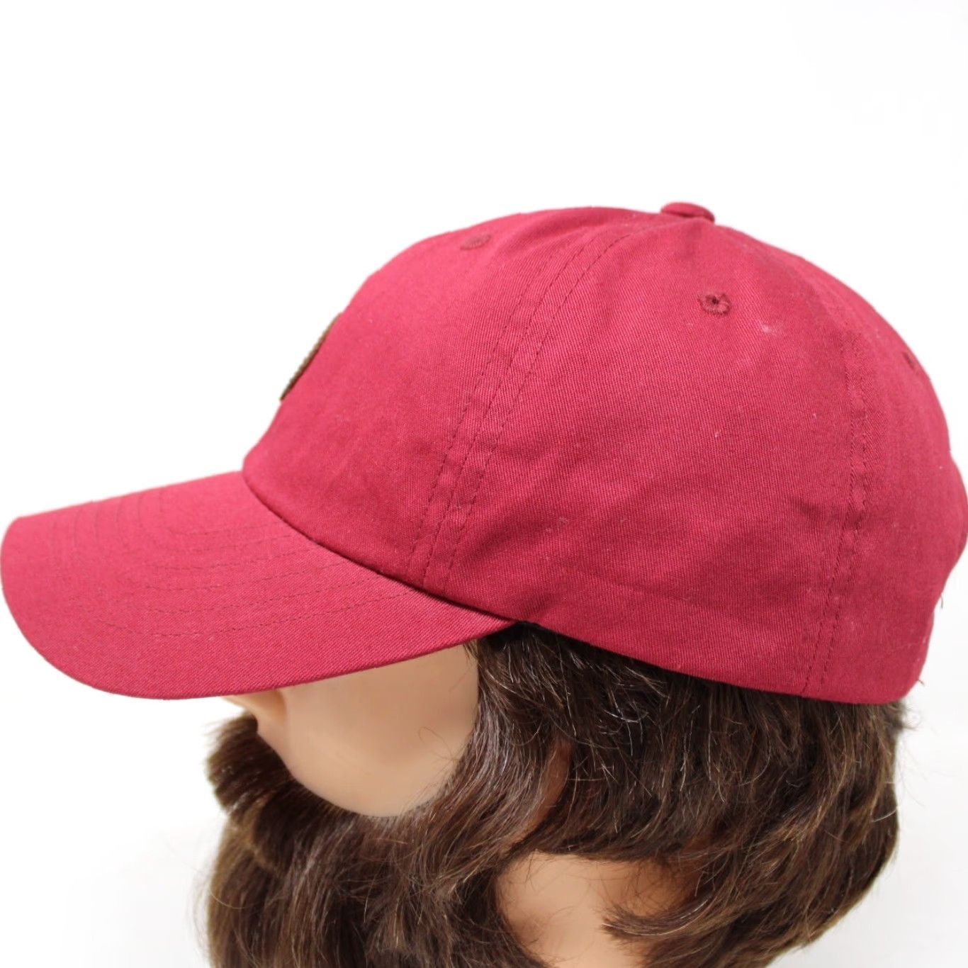 Brixton Brixton Hat Baseball Cap Adult Adjustable Red Cotton/Polyester OSFM Mens VINTAGE? Size ONE SIZE - 4 Thumbnail