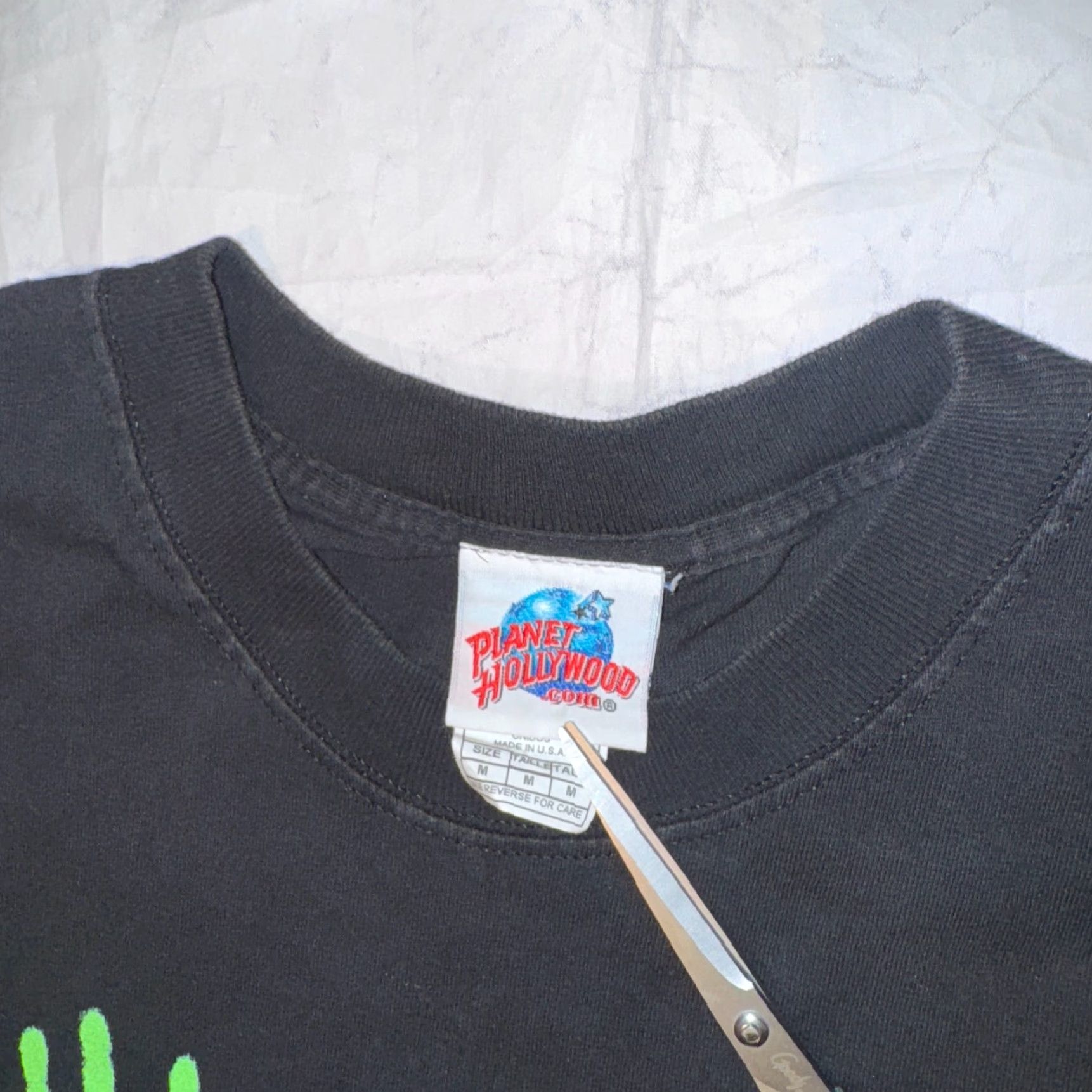 Planet Hollywood VINTAGE NSYNC Planet Hollywood Logo T-Shirt Medium Men Black Short Sleeve Crew Neck 90s Concert Graphic Print Size US M / EU 48-50 / 2 - 3 Thumbnail