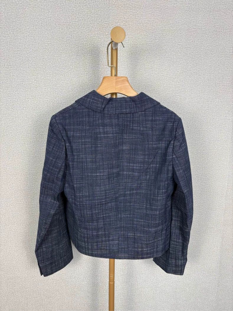 Dior Dior Blue lapel long-sleeved jacket 2504-Nextarrow Size XS / US 0-2 / IT 36-38 - 2 Thumbnail