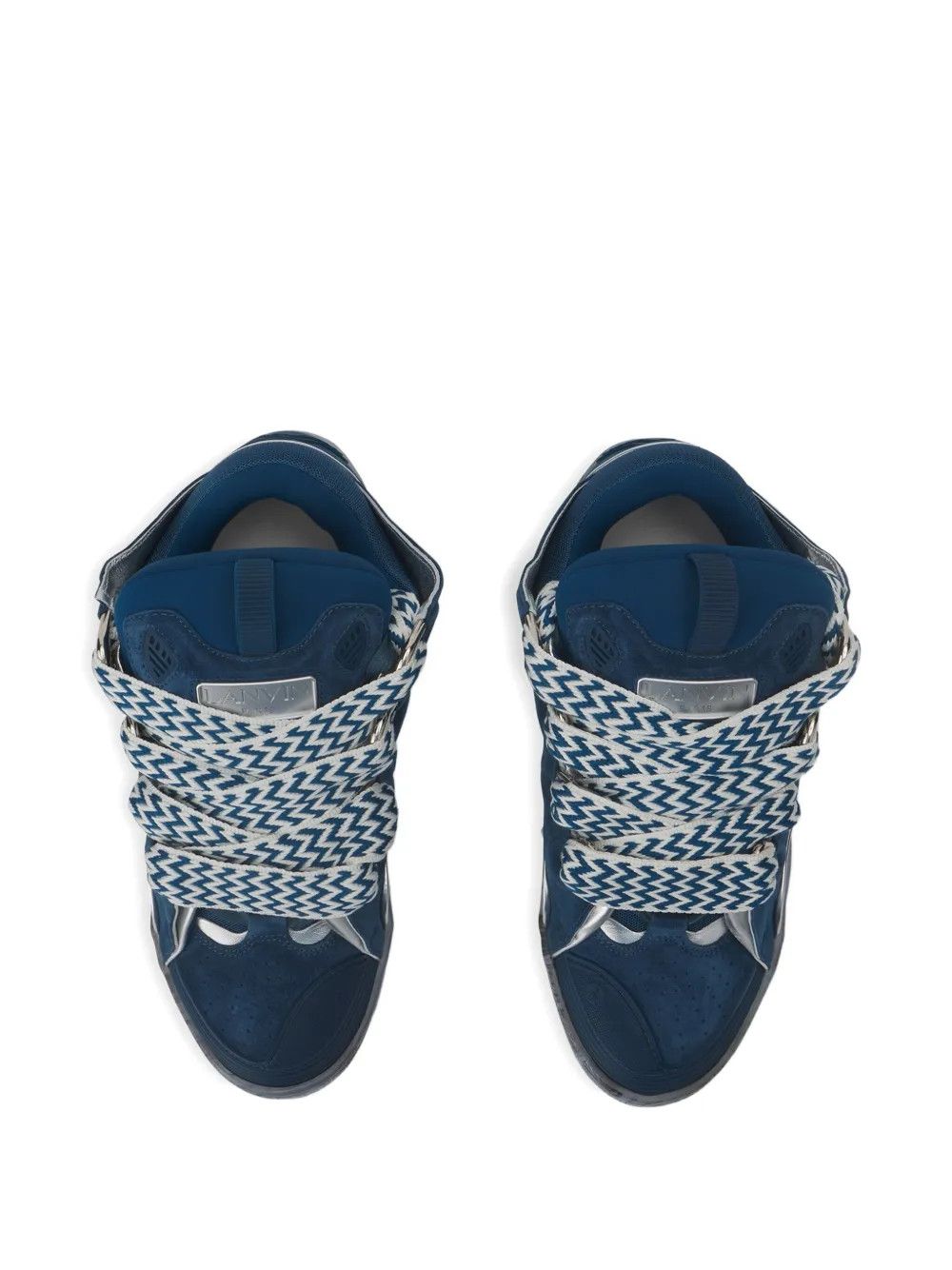 Lanvin oc11z0426 Curb Sneakers in Navy Blue Size US 11 / EU 44 - 3 Thumbnail