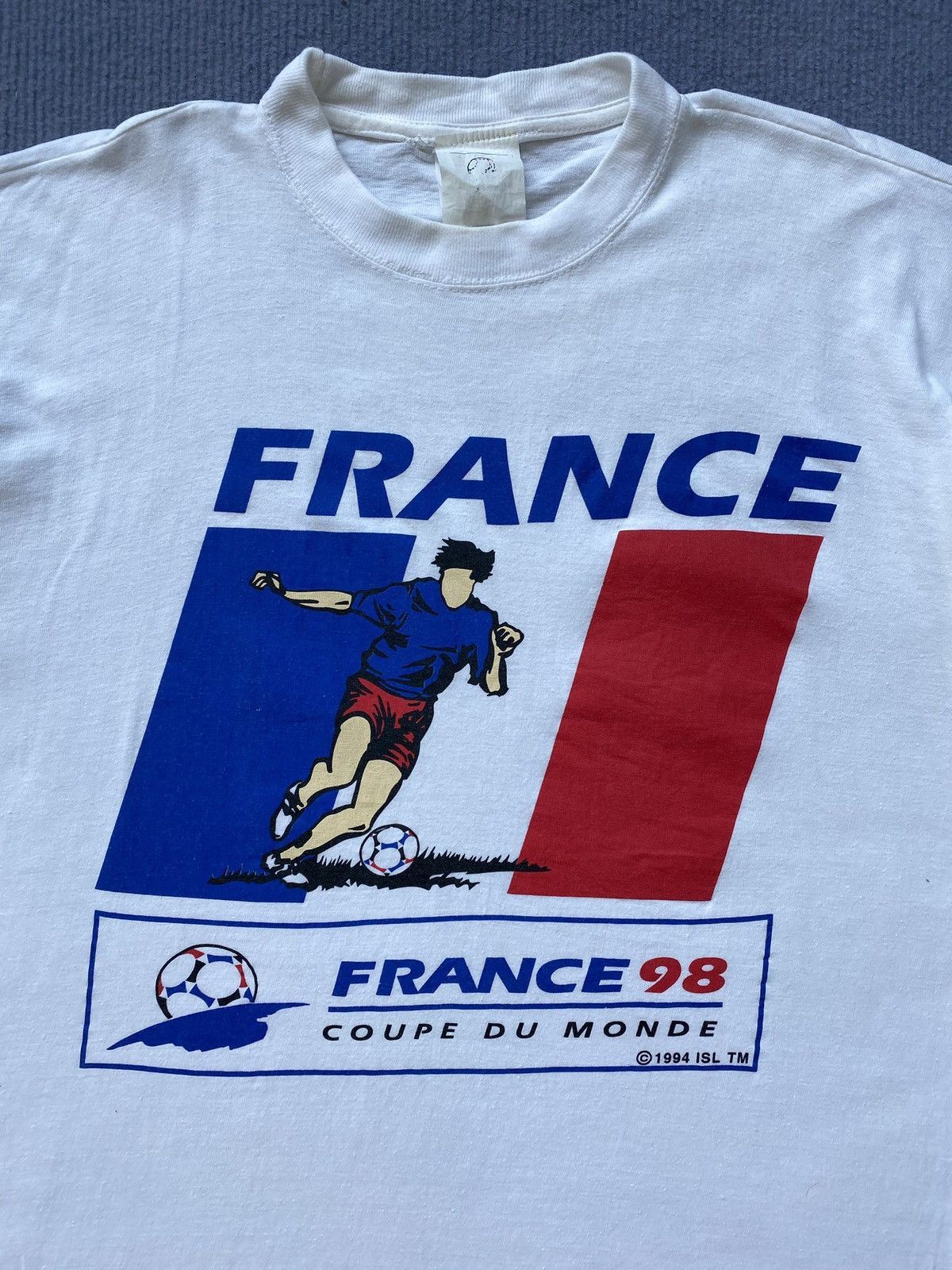Other White 1998 France World Cup Tee🏆✨🇫🇷 Size US L / EU 52-54 / 3 - 3 Thumbnail