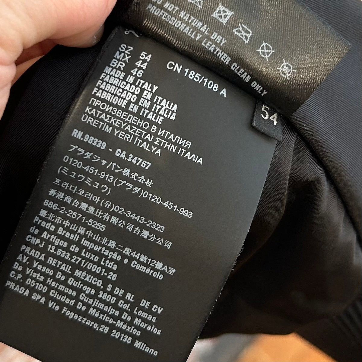 Prada PRADA X RAF SIMONS NAPPA LEATHER BOMBER JACKET ‘BLACK’ Size US L / EU 52-54 / 3 - 6 Thumbnail